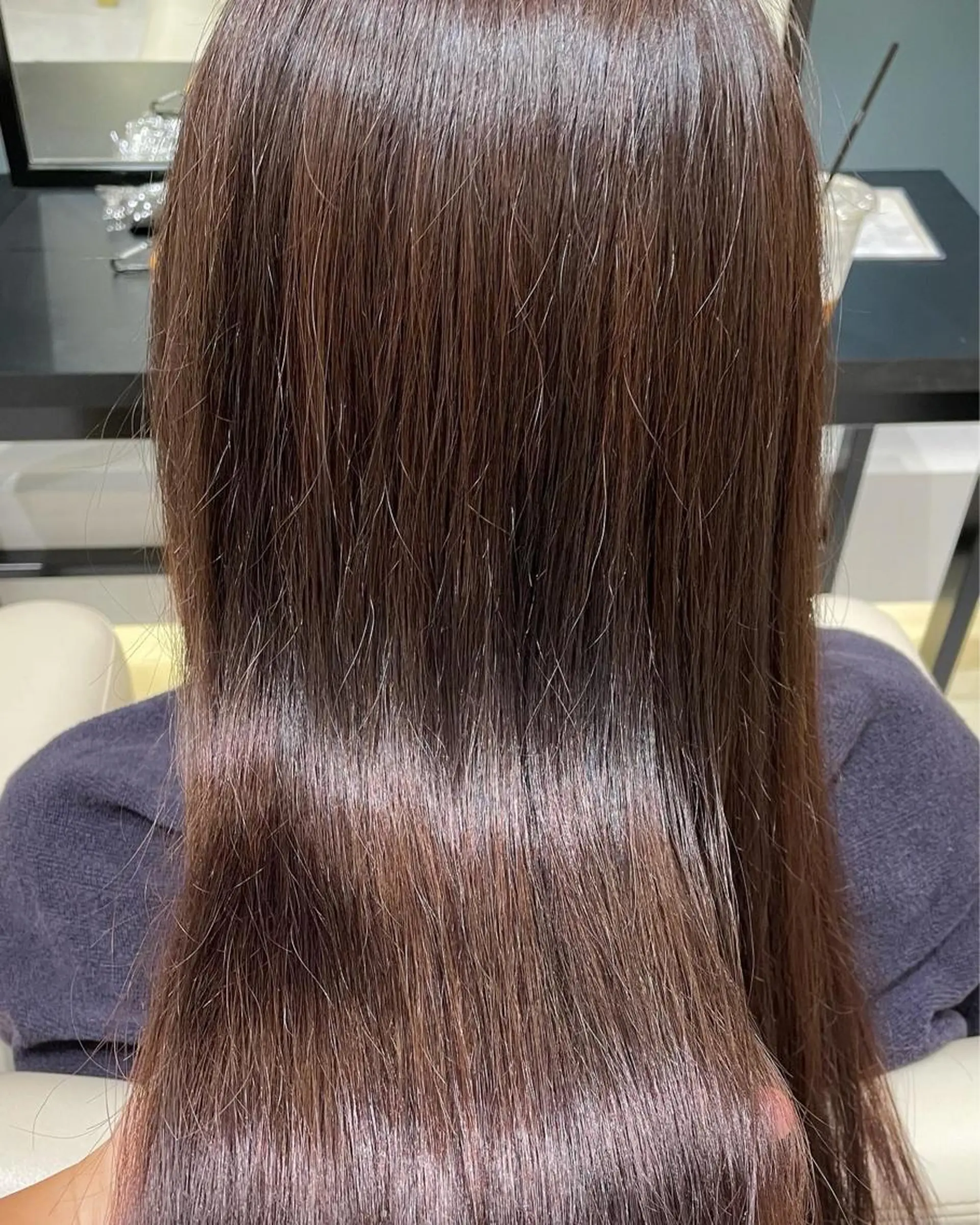 ロング パーマモデル募集🌈 森脇帆南のヘアスタイル