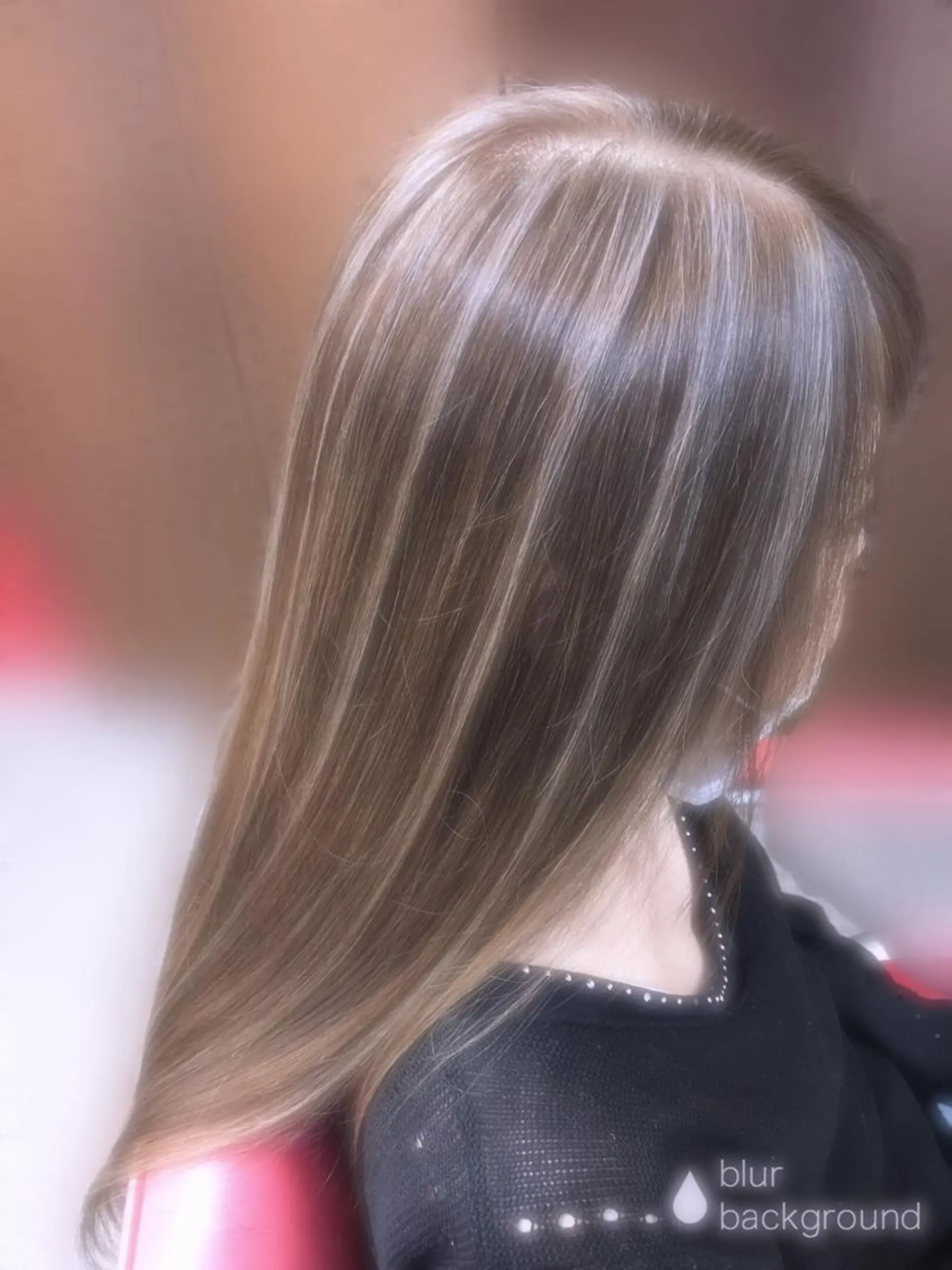 ロング カラー ハイライトカラー メッシュ ハイライト しー ちゃんのヘアスタイル