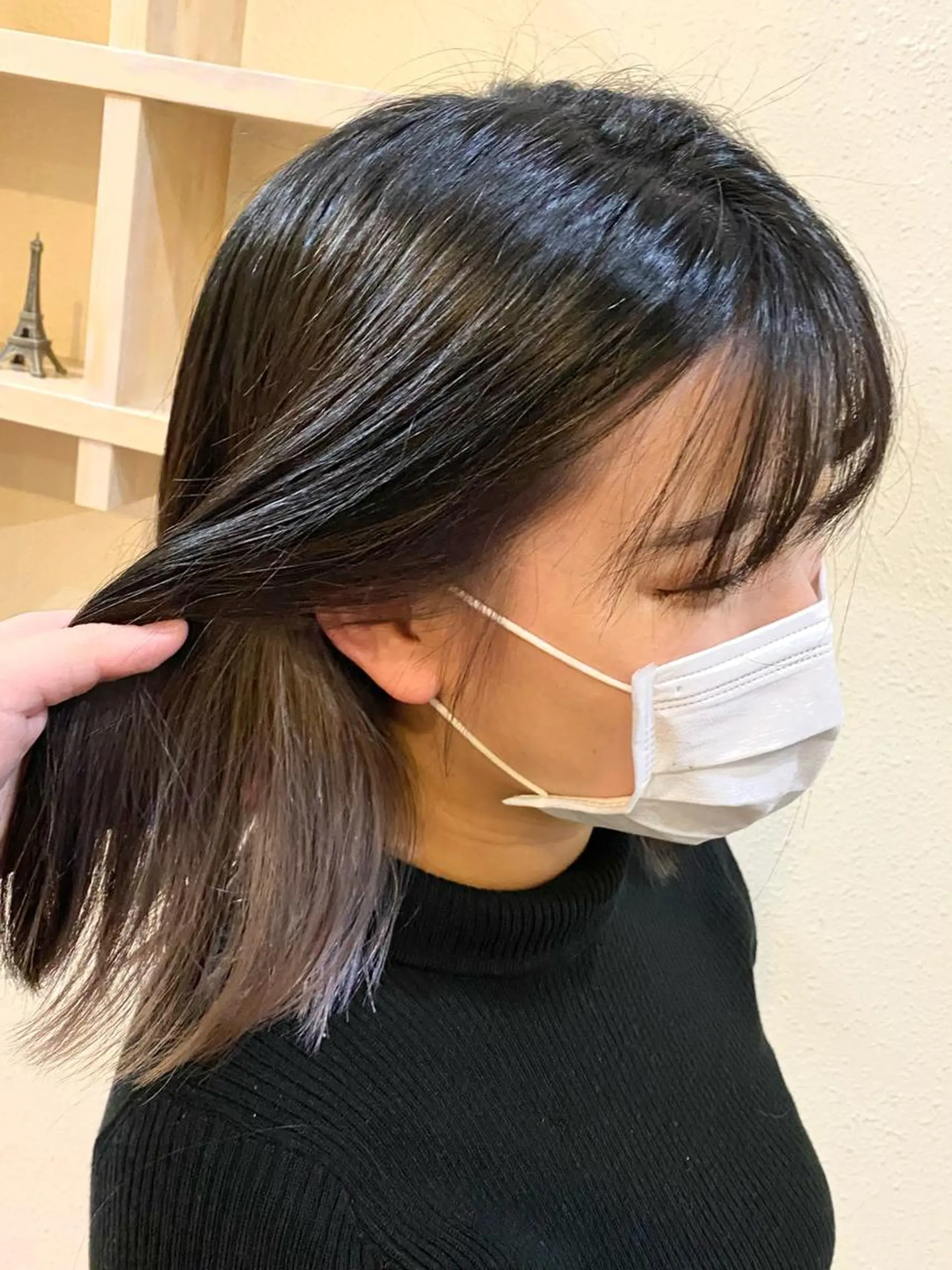 ミディアム カラー ヘアカラー トリートメント 中川 茜里のヘアスタイル