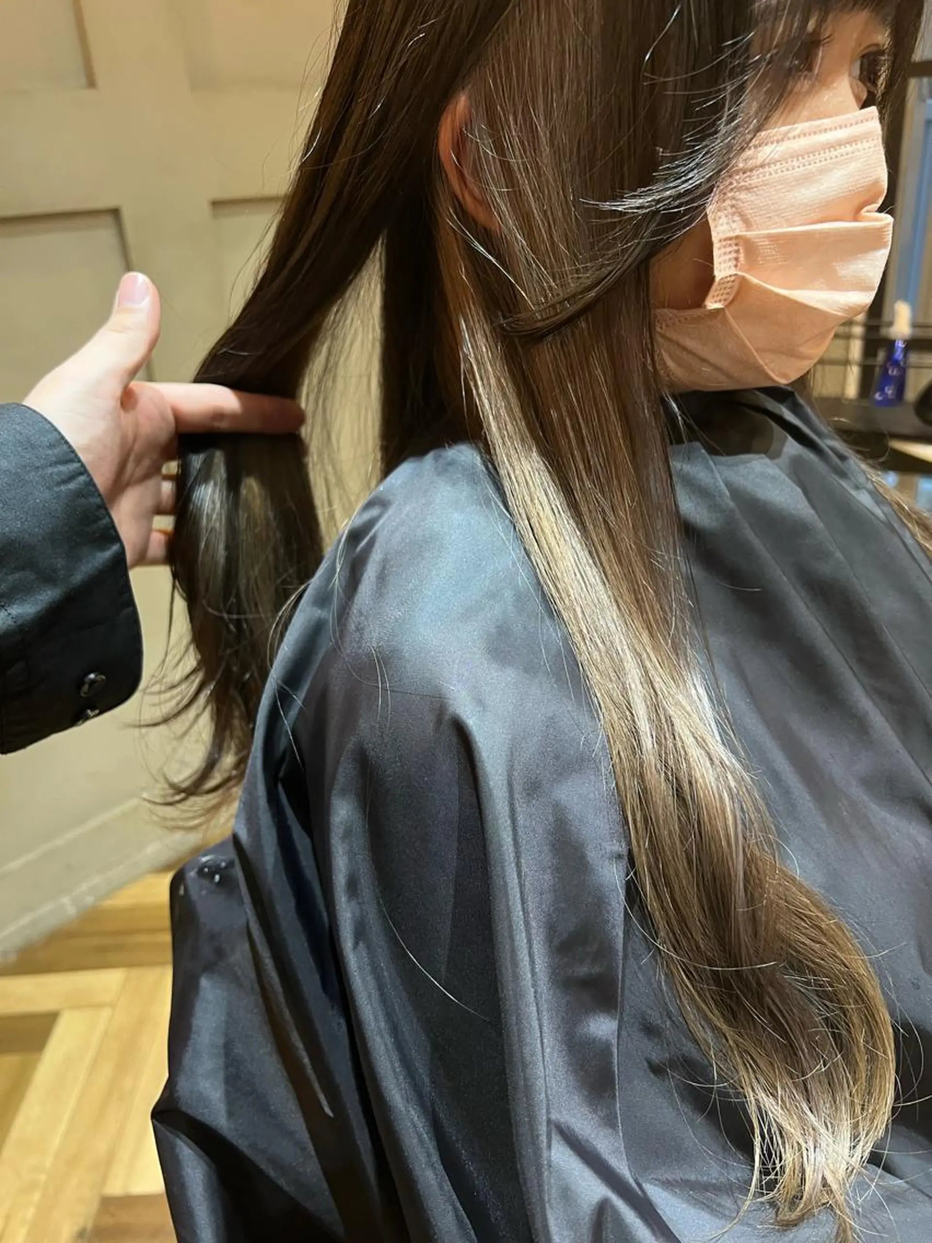 セミロング amie所属・amie三宮 NAKANOのヘアスタイル