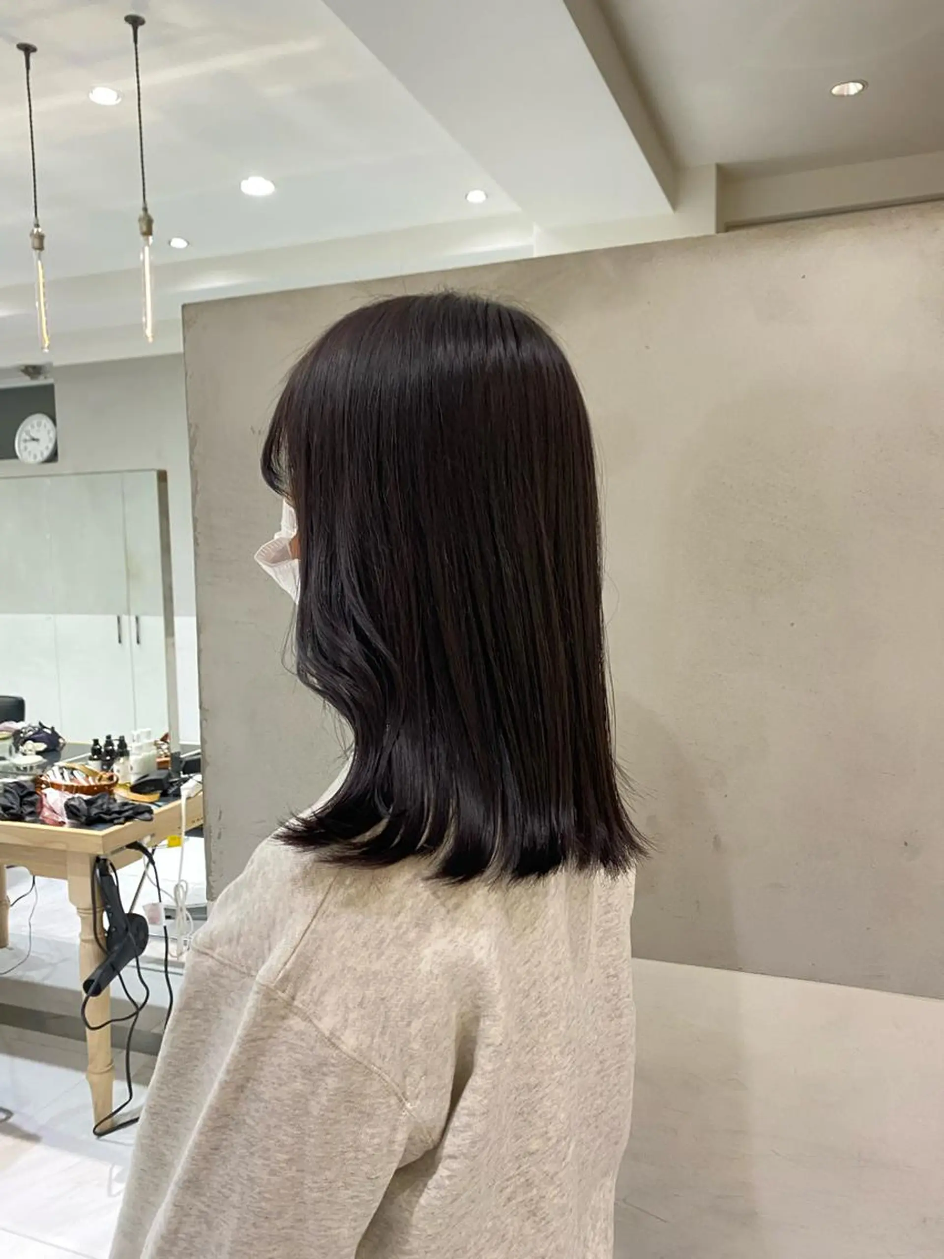 ミディアム カラー ヘアカラー トリートメント 艶感/ナチュラル 🌿マアヤのヘアスタイル