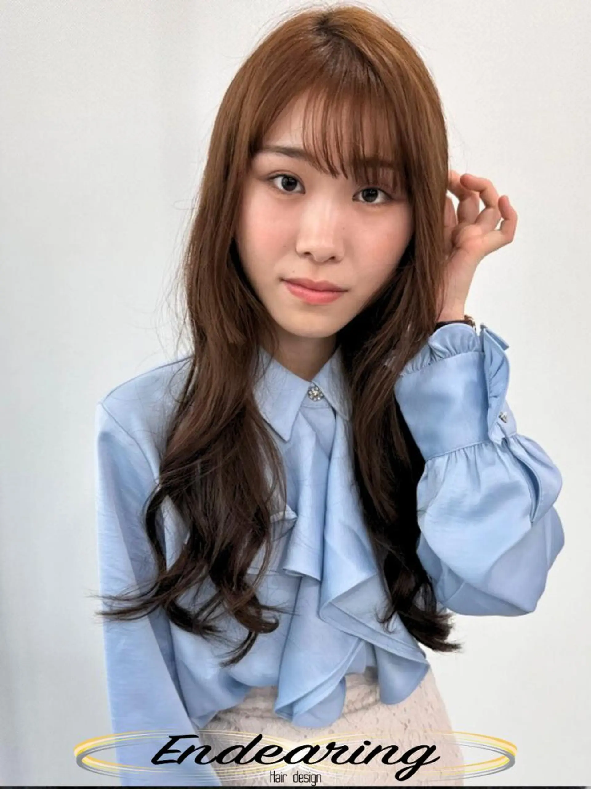 ロング レイヤーカット ロング 似合わせカット 小顔カット カット ヘアカラー Endearing 銀座/レイヤーカットのヘアスタイル