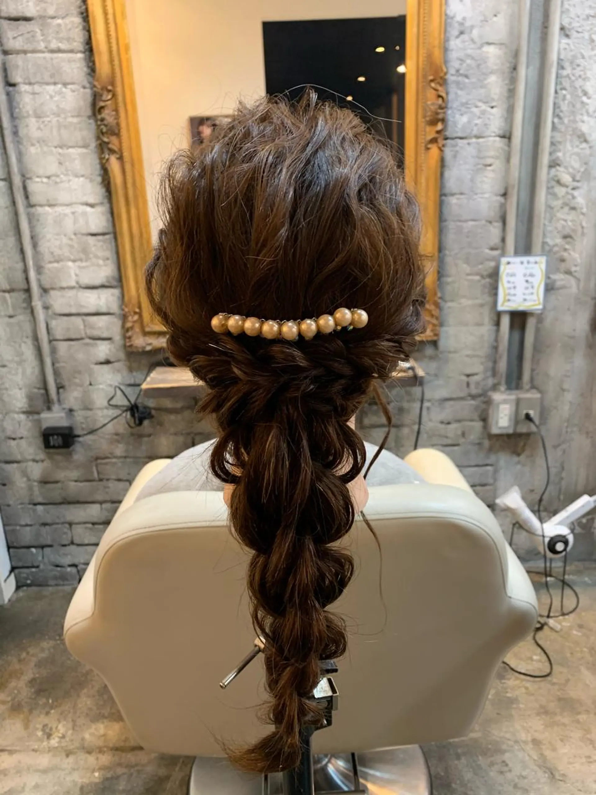 ロング ヘアアレンジ ヘアセット 鈴木 優美のヘアスタイル