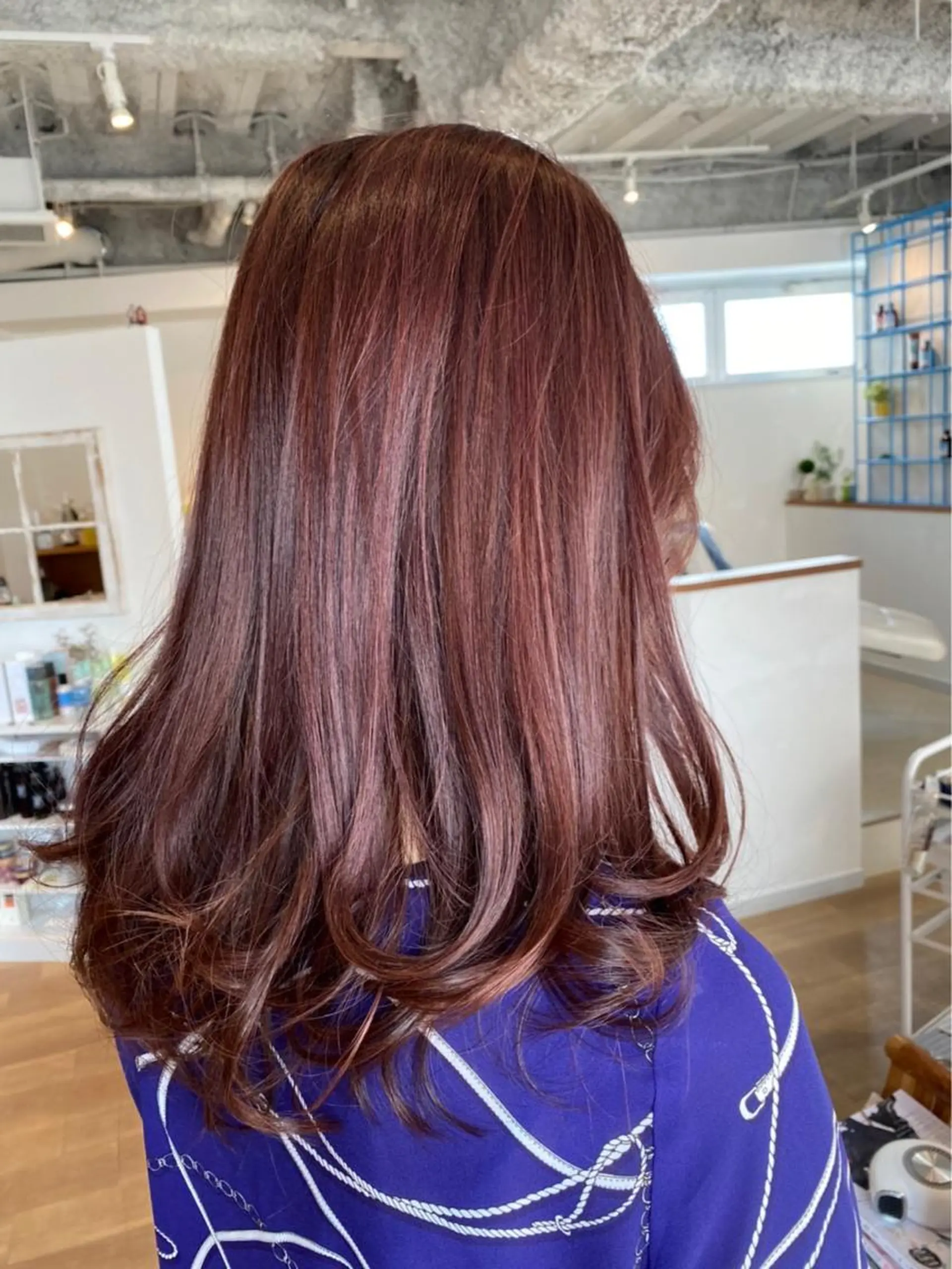 ロング 山中 かりんのヘアスタイル