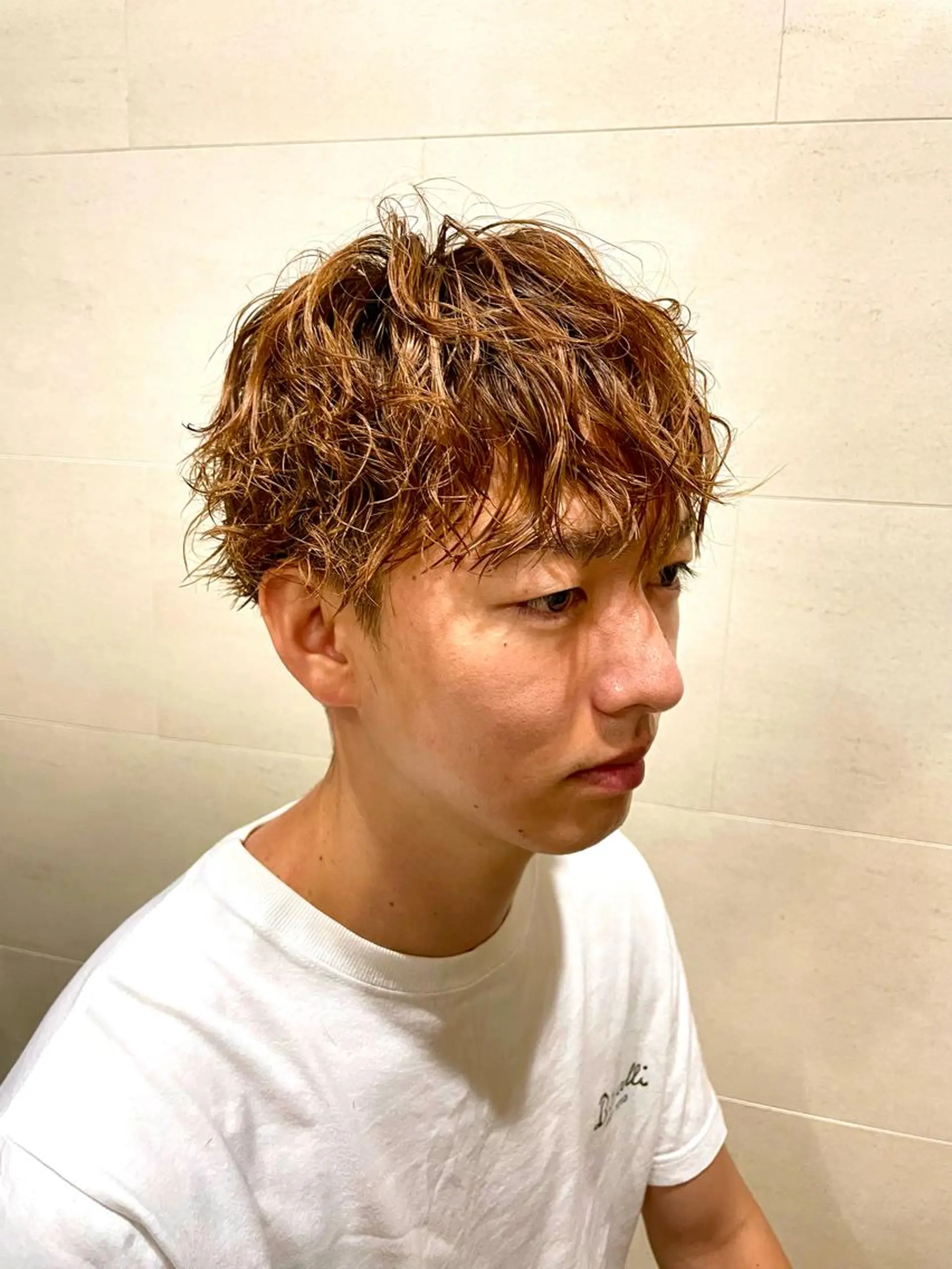 ショート パーマ メンズ マッシュ メンズパーマ スパイラルパーマ 無料メンズカット💈 遠山泰輝のヘアスタイル