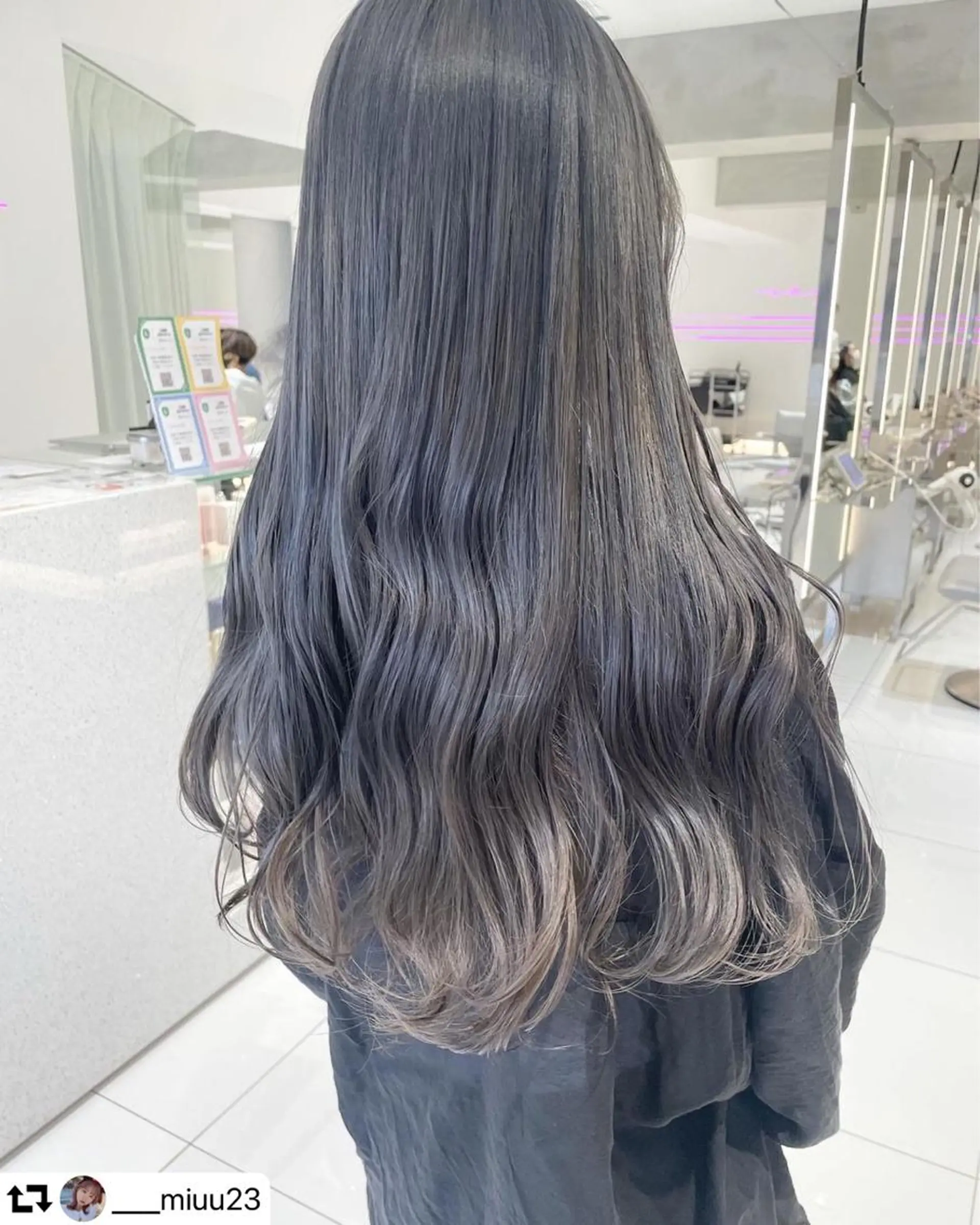 ロング カラー ヘアカラー レイズ 立川のヘアスタイル