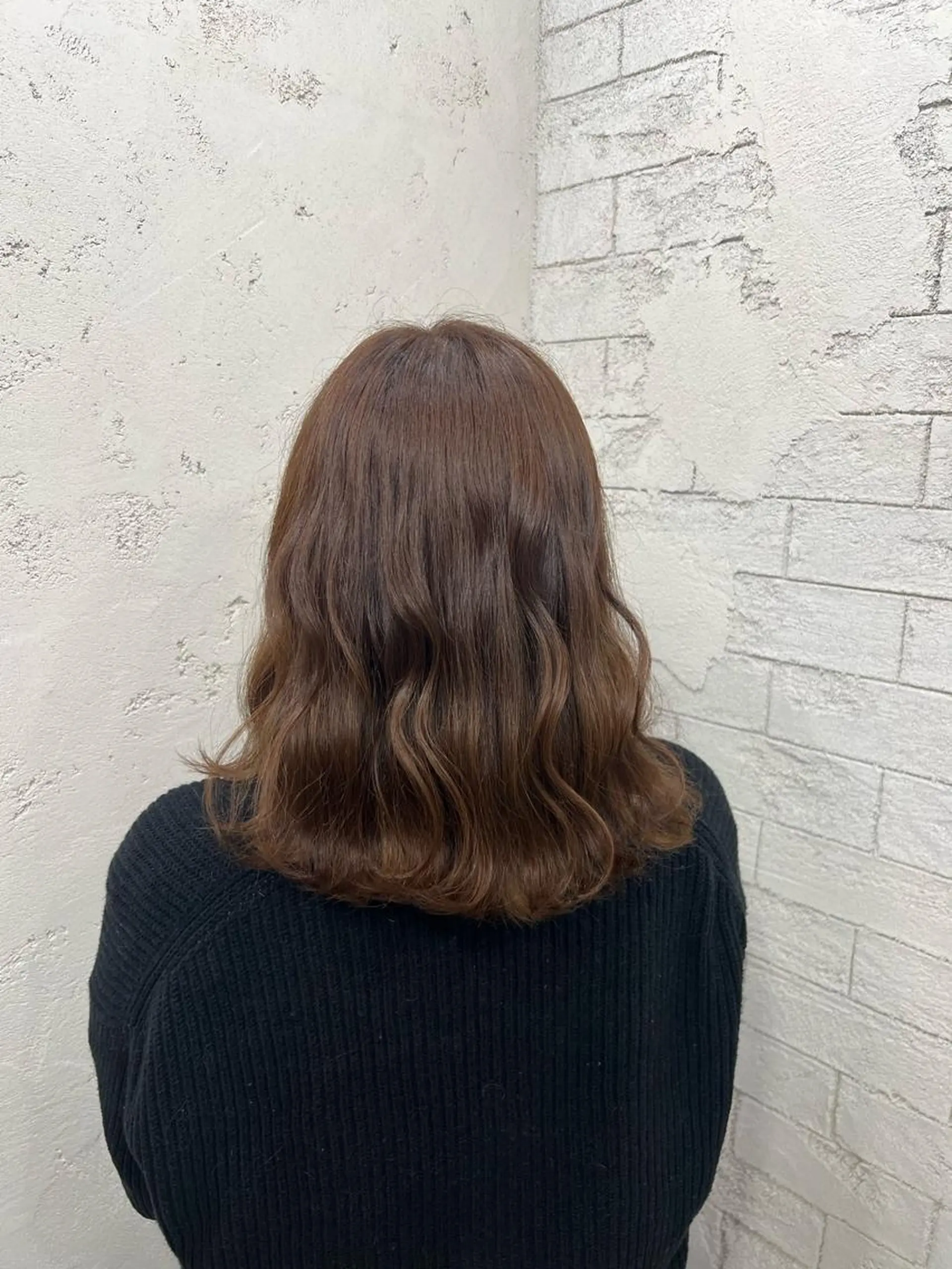 ミディアム yuuna 🤎のヘアスタイル