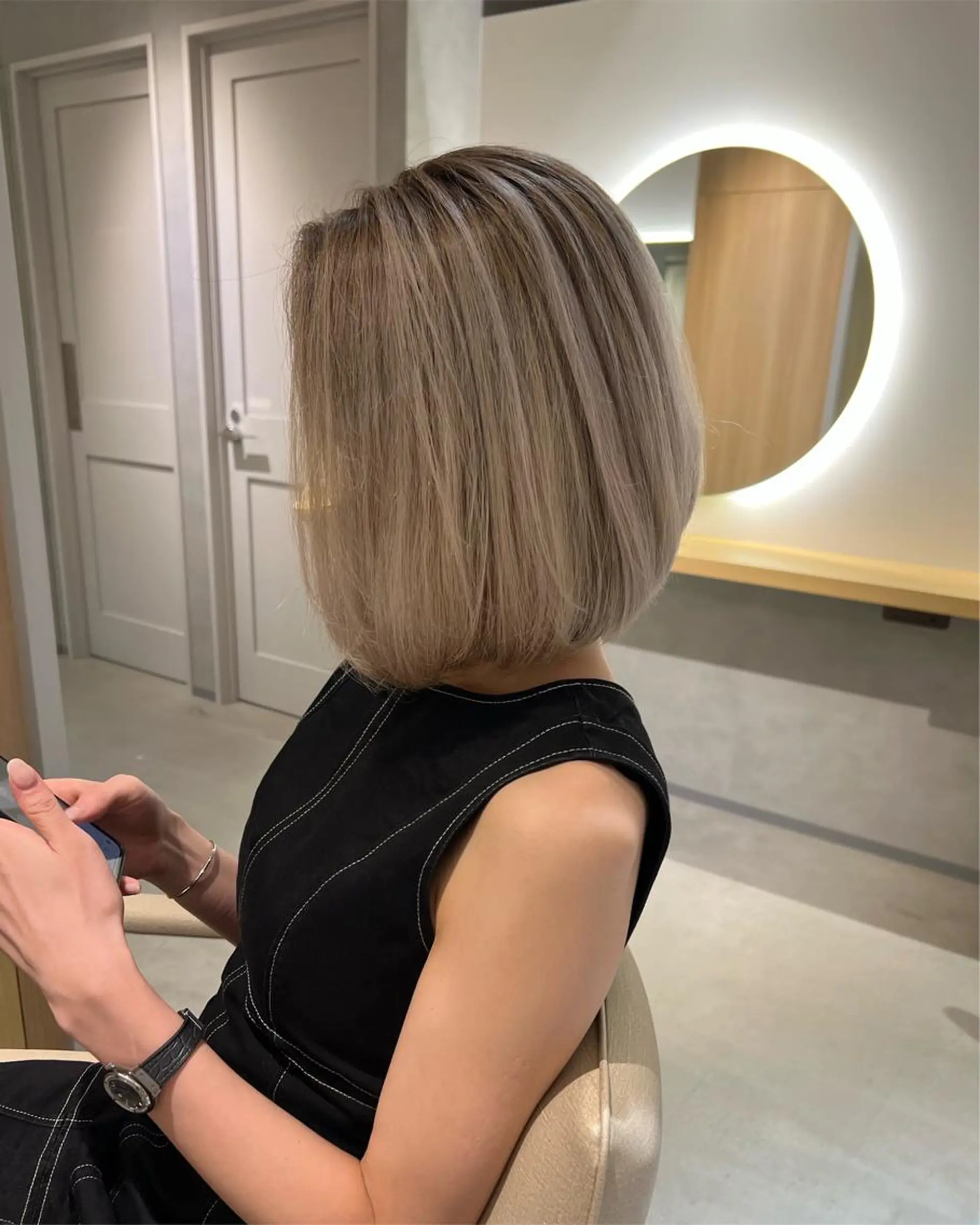 ミディアム カラー カット ヘアカラー ✨レイヤーカット✨ HIDEのヘアスタイル