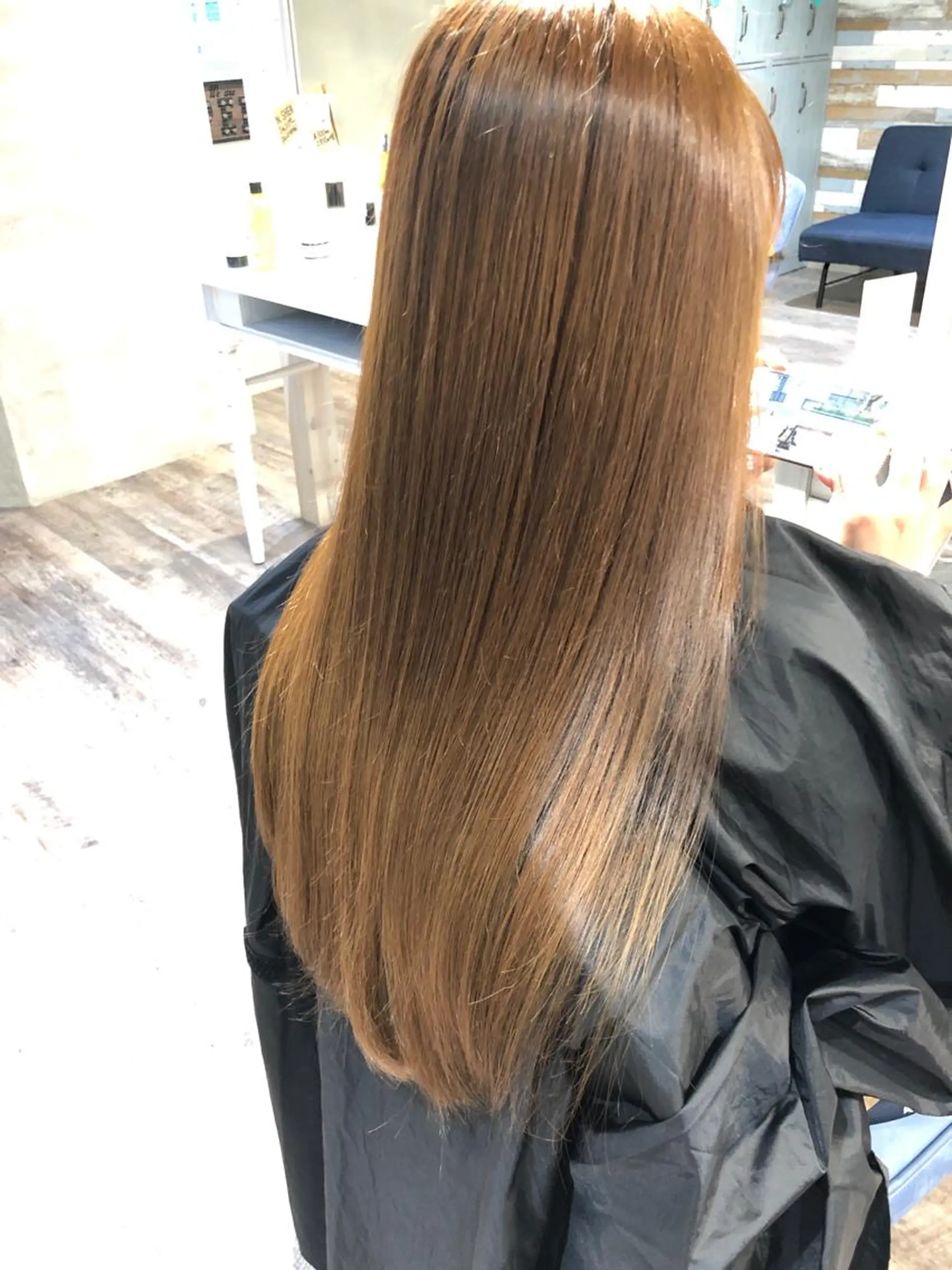 ロング 髪質改善 カット 縮毛矯正 KOU コウのヘアスタイル