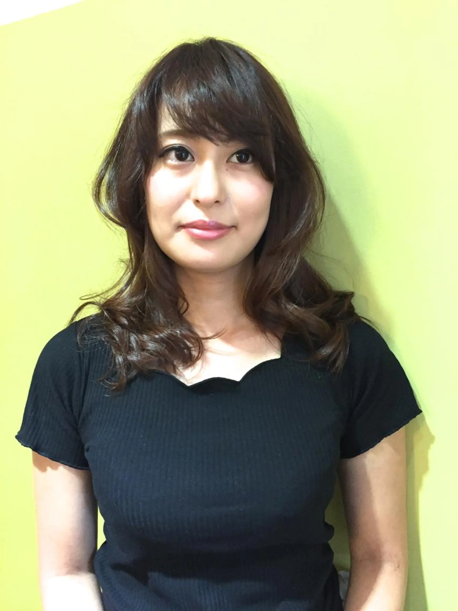 ロング カラー パーマ 鬼頭 洋吏のヘアスタイル