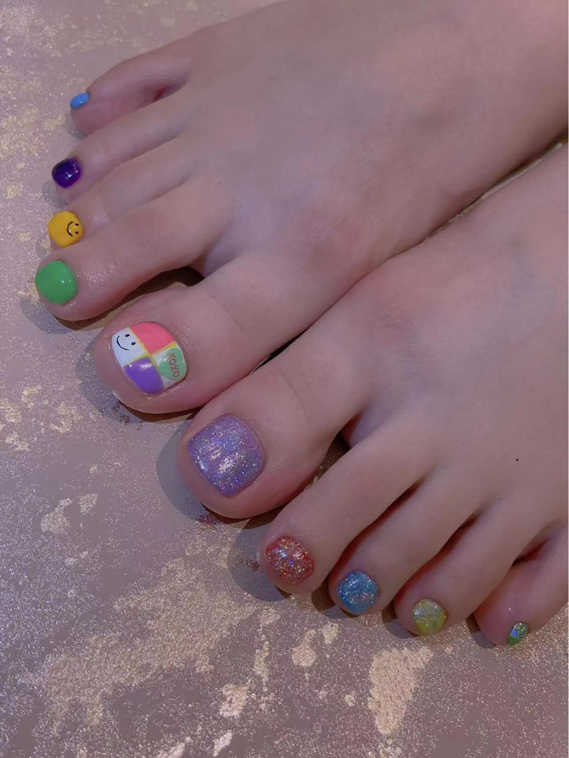 ネイル フットネイル リン リンのネイルデザイン