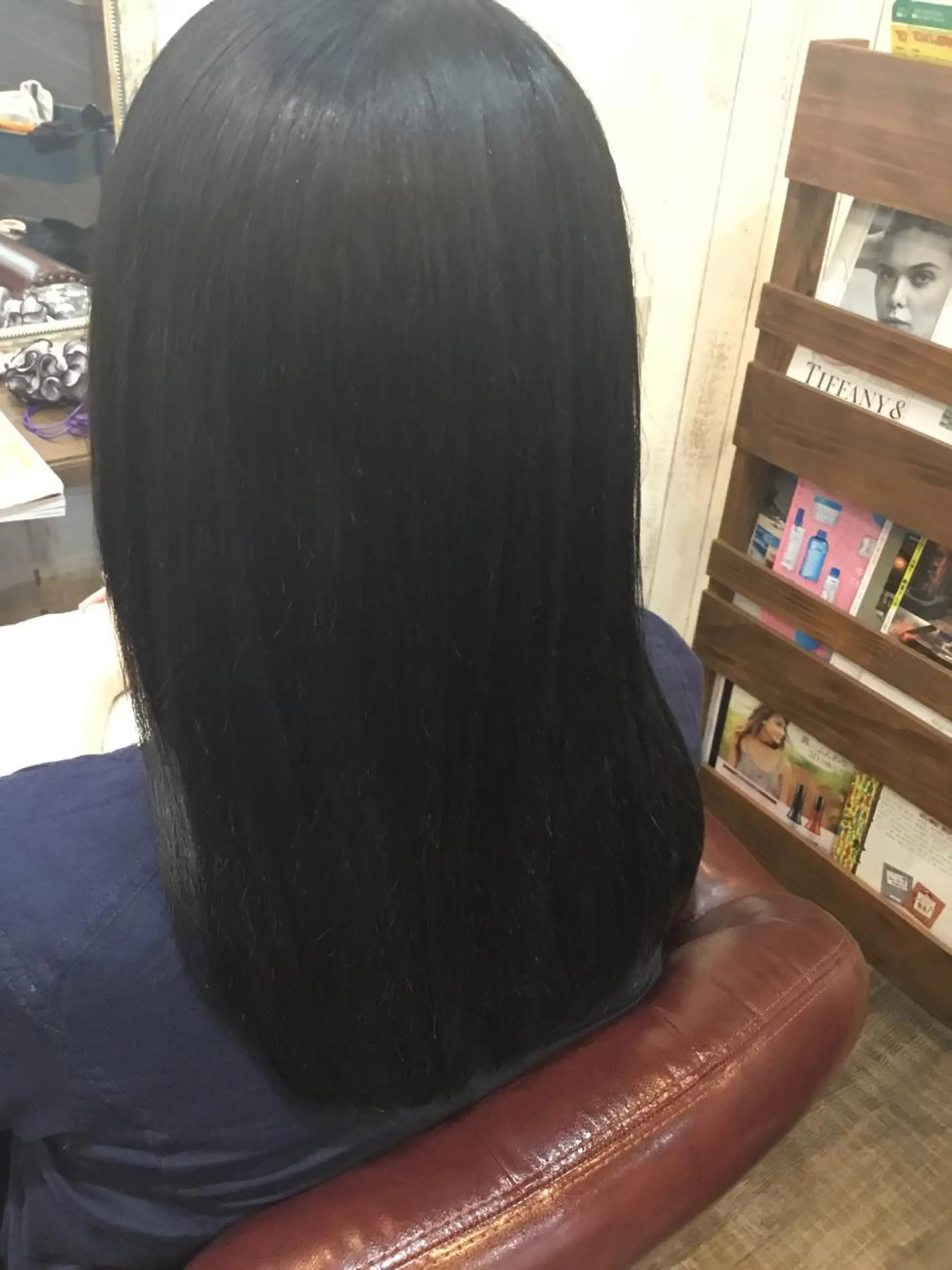 セミロング パーマ 金崎 新吾のヘアスタイル
