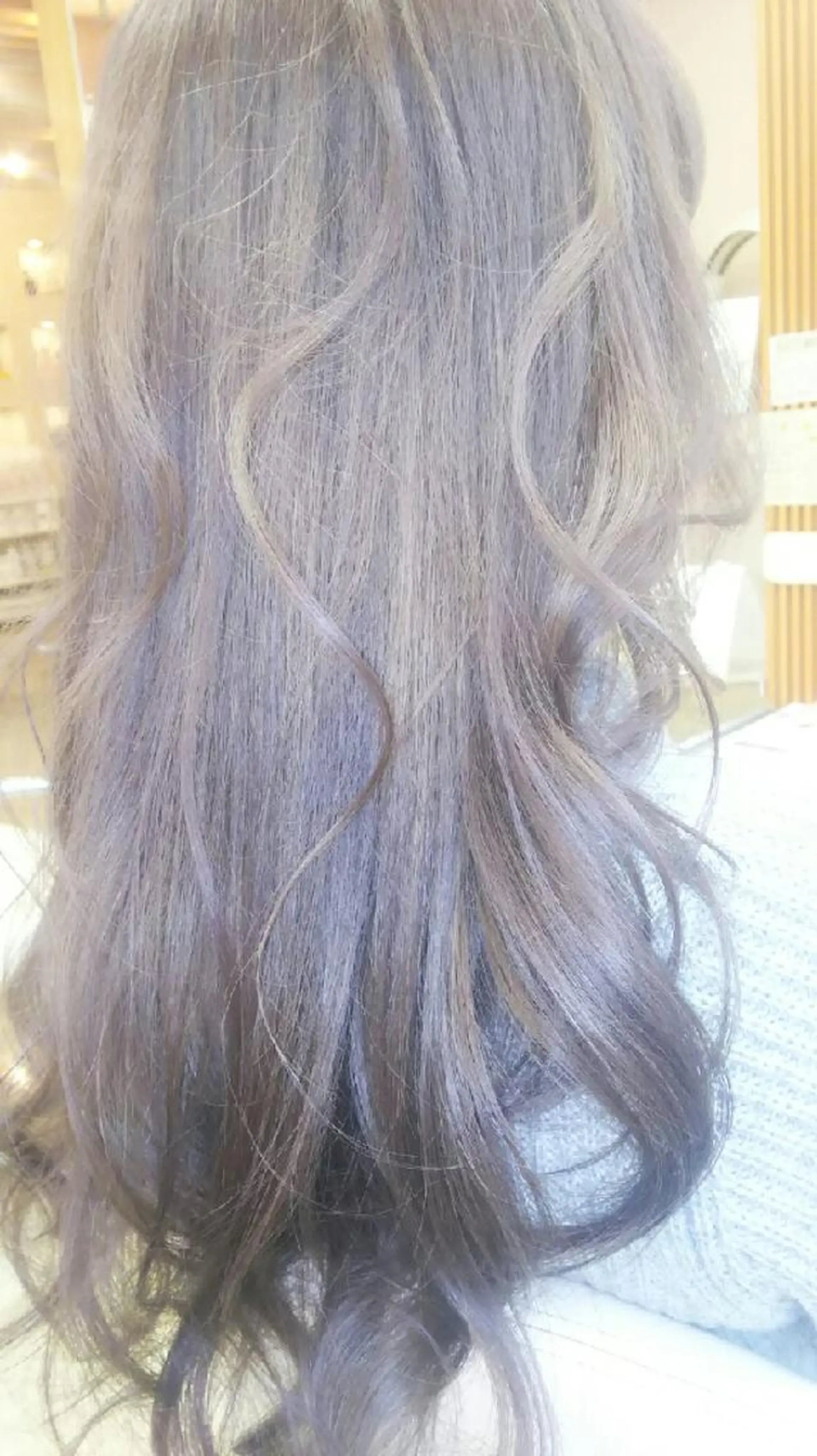 ロング カラー アッシュ 透明感カラー ピンクカラー ピンクアッシュ 脇田 雄大のヘアスタイル