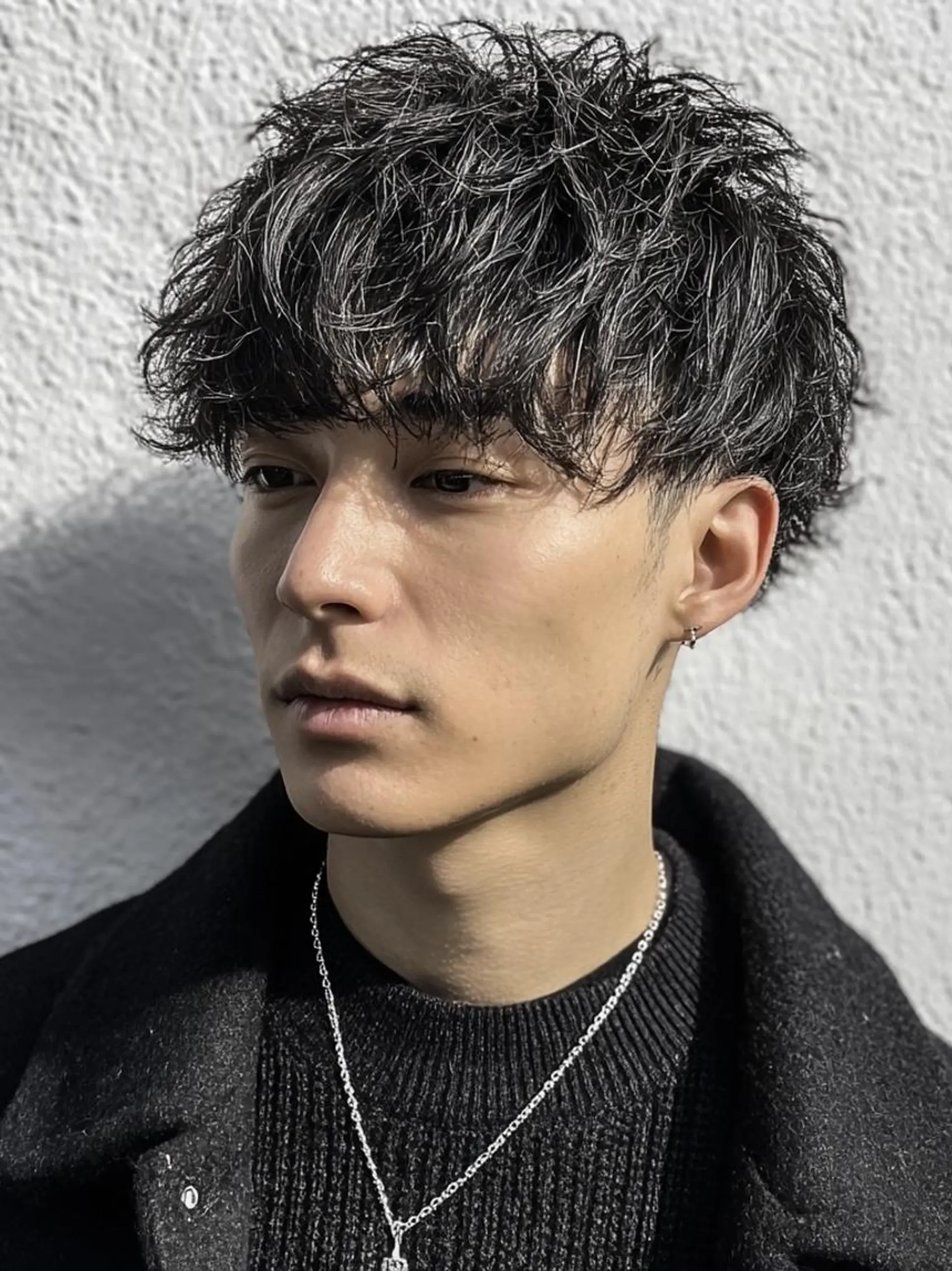 ミディアム カット パーマ 💫お呼ばれヘア💫 men's✨ともえ✨のヘアスタイル