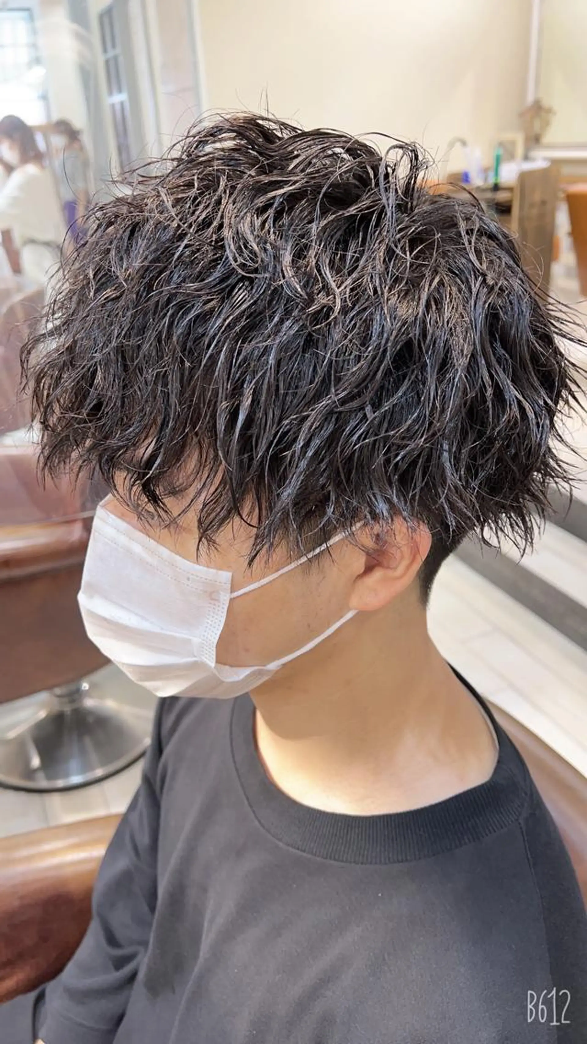 パーマ メンズ メンズ特化 ナカネ カツヤのヘアスタイル