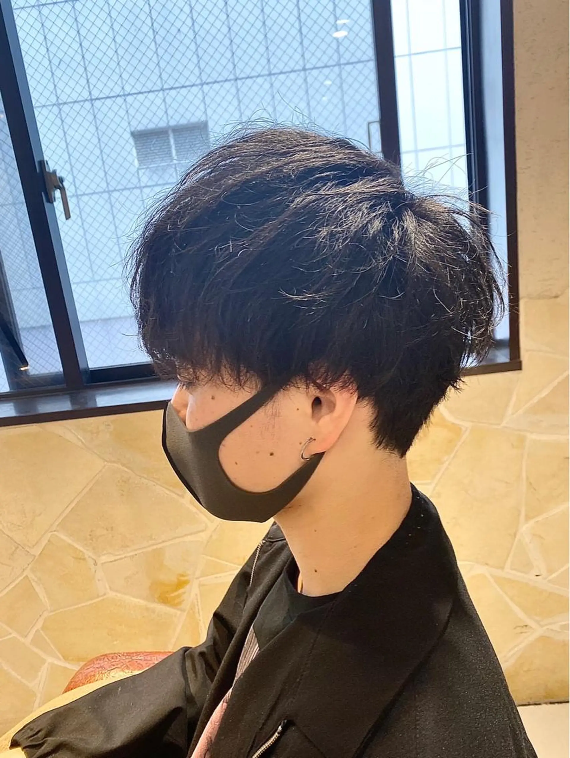 ショート メンズ カット パーマ メンズ支持率No.1 店長　石川和馬のヘアスタイル