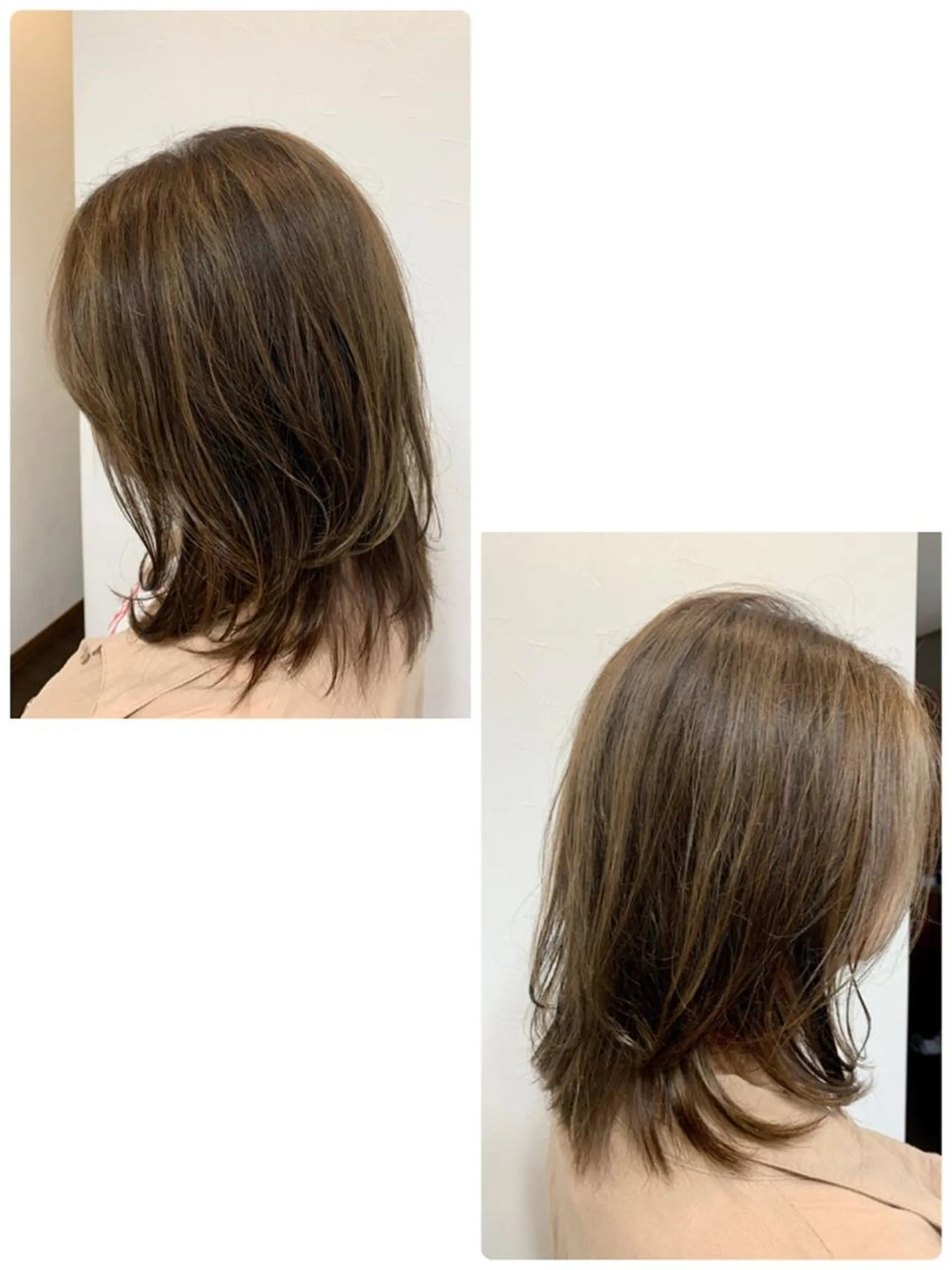 ミディアム カラー 小林 由里香のヘアスタイル