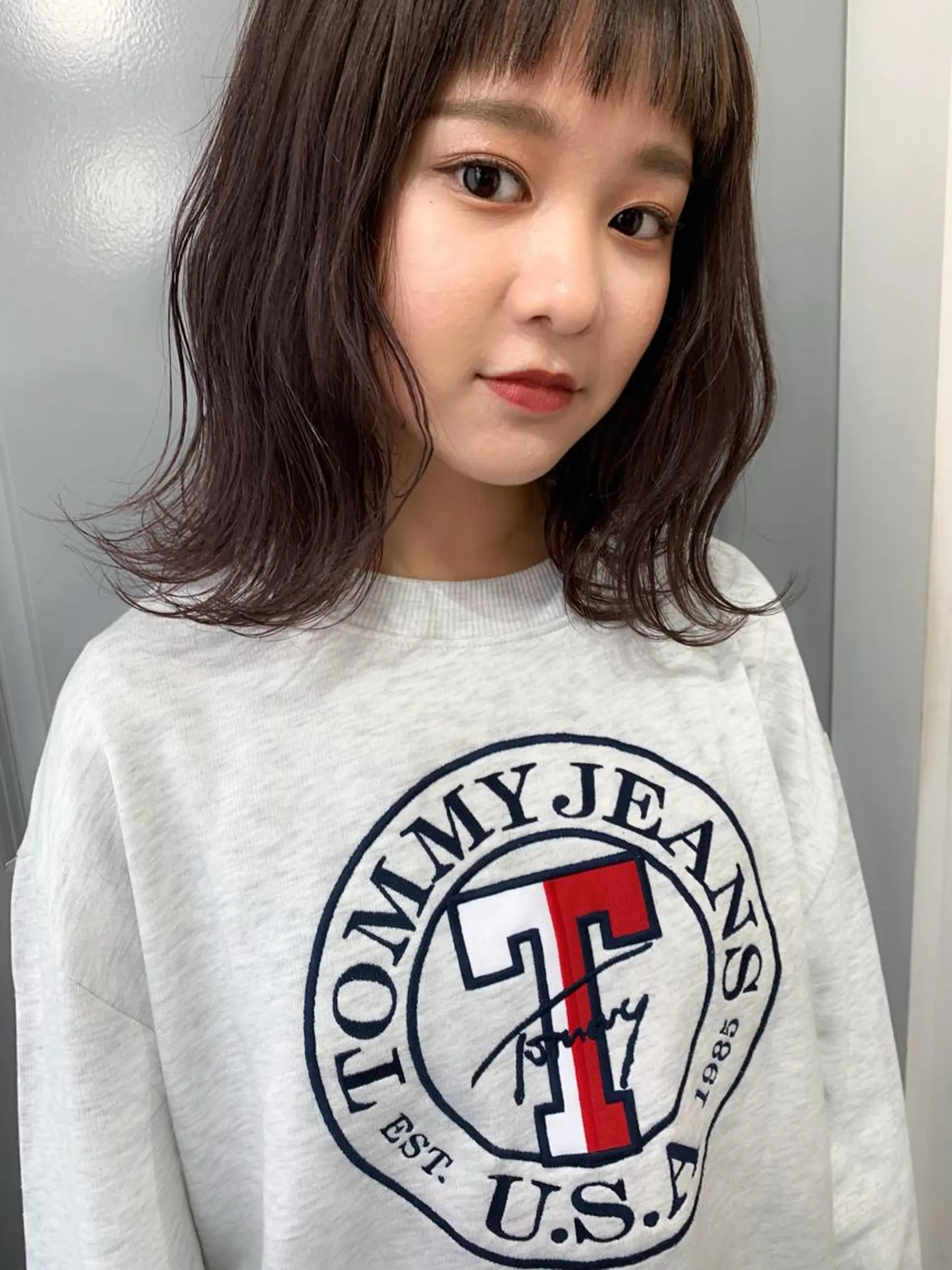 ミディアム カラー パーマ ヘアアレンジ メンズ キッズ ネイル マツエク・マツパ メンズブリーチ ブリーチ グレージュ ラベンダーカラー ラベンダーグレージュ 古賀 侑磨のヘアスタイル