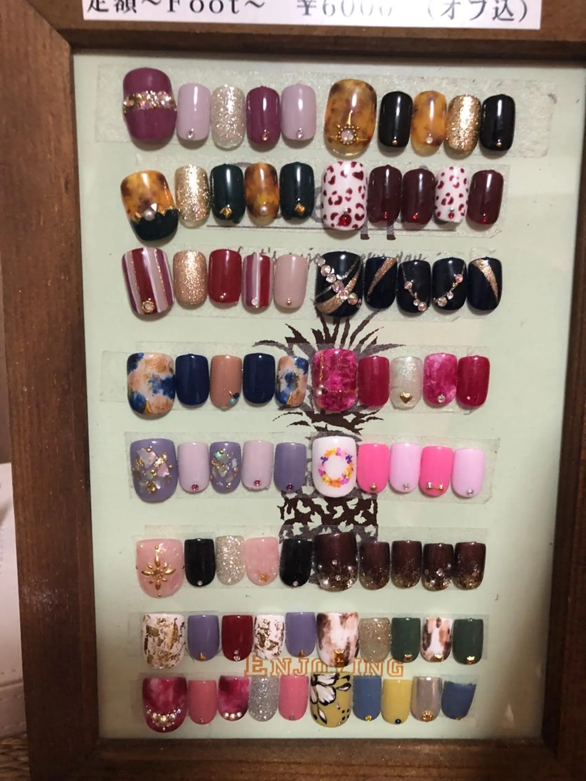 ネイル フットネイル 桜田 麻菜のネイルデザイン