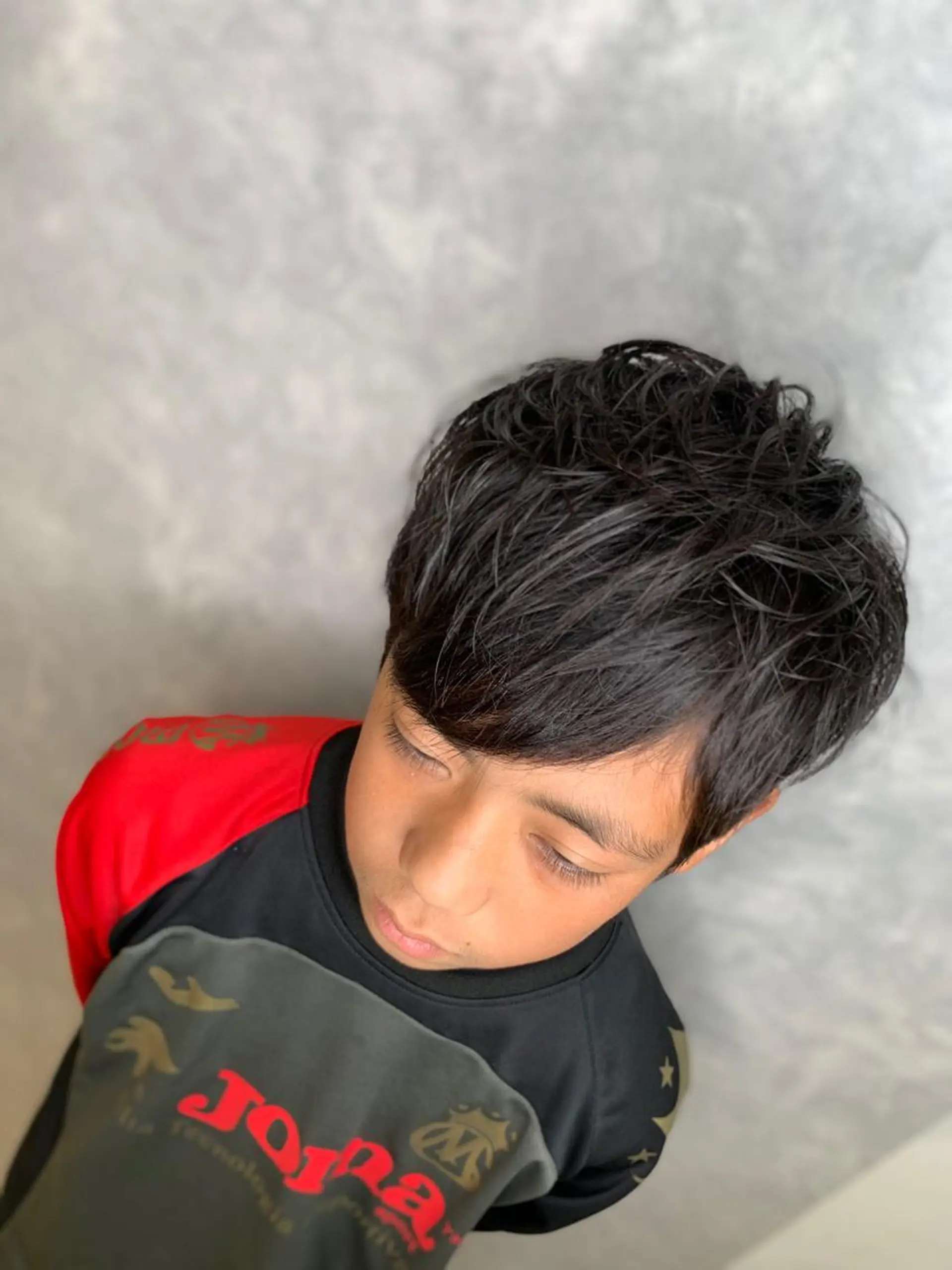 メンズ キッズ 吹田 駿 髪質改善縮毛矯正のヘアスタイル