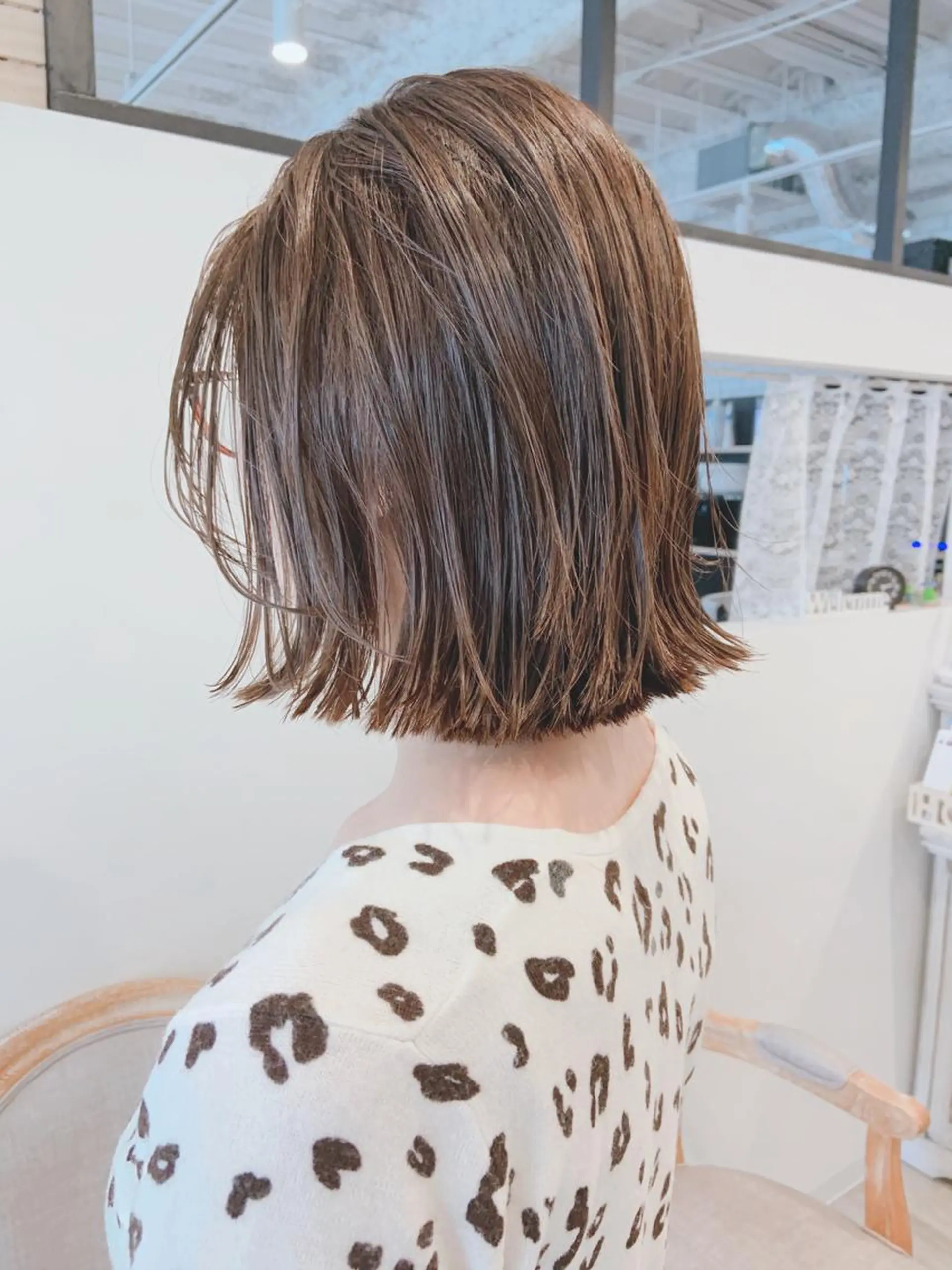 ショート カラー ヘアアレンジ 切りっぱなしボブ ボブ rita atelier 【リタ】所属・韓国hair🦋 Nanaのヘアスタイル