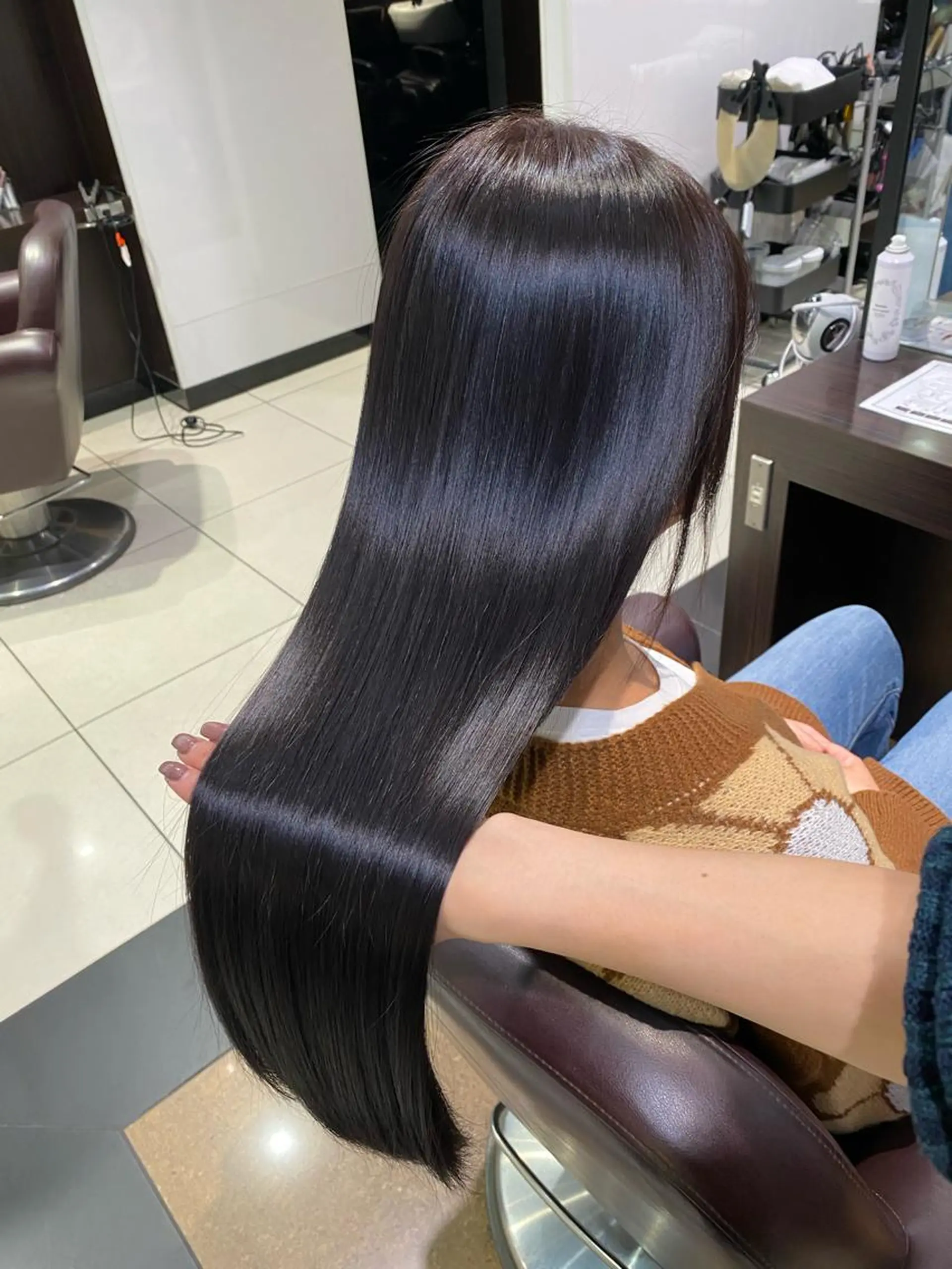 ロング カラー hina☺︎ 髪質改善/ストレートのヘアスタイル