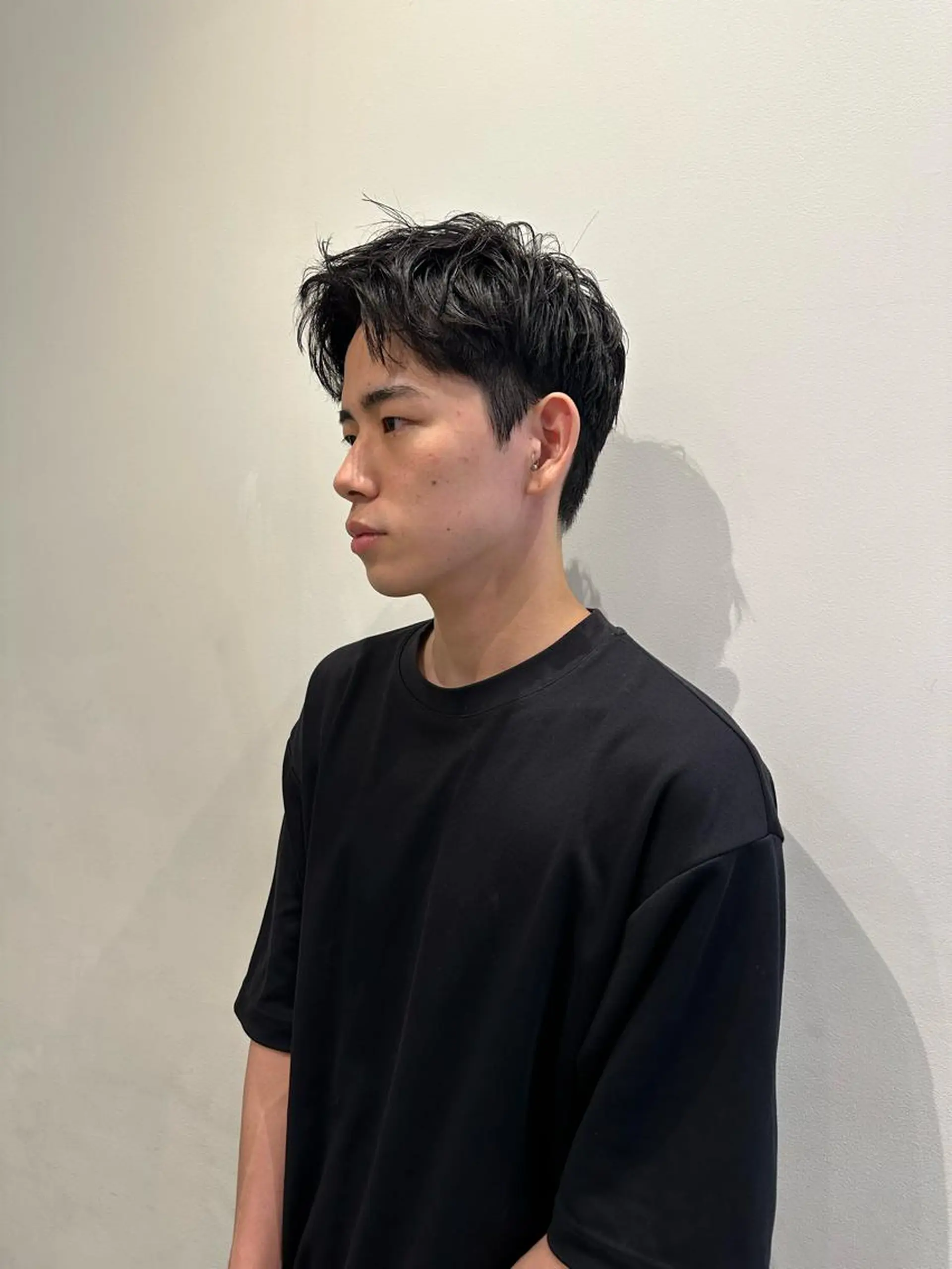 ショート メンズ ビジネス ショートヘア 銀 座のヘアスタイル