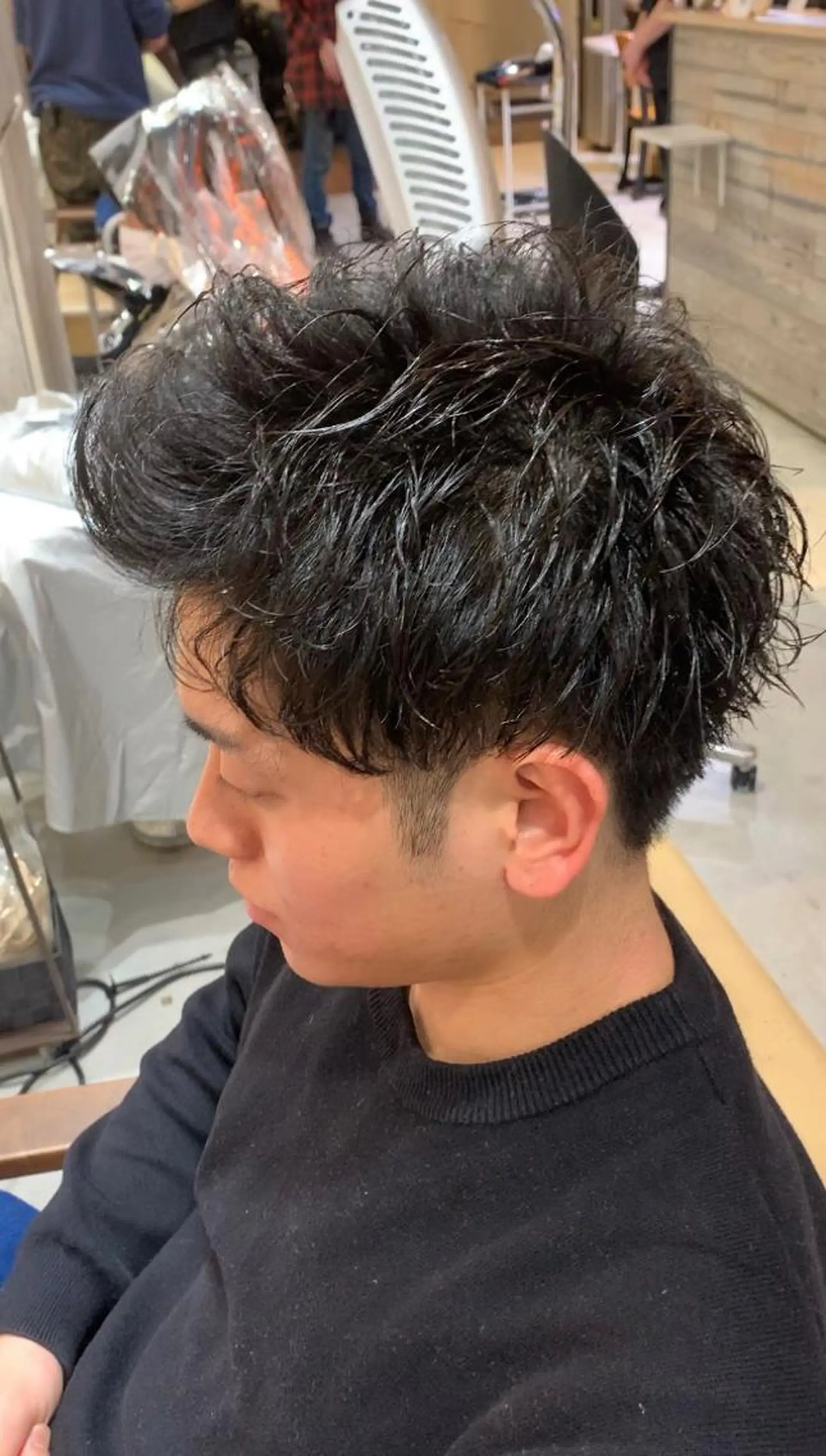 パーマ メンズ メンズパーマ メンズ特化美容師/ 新井　洸太のヘアスタイル