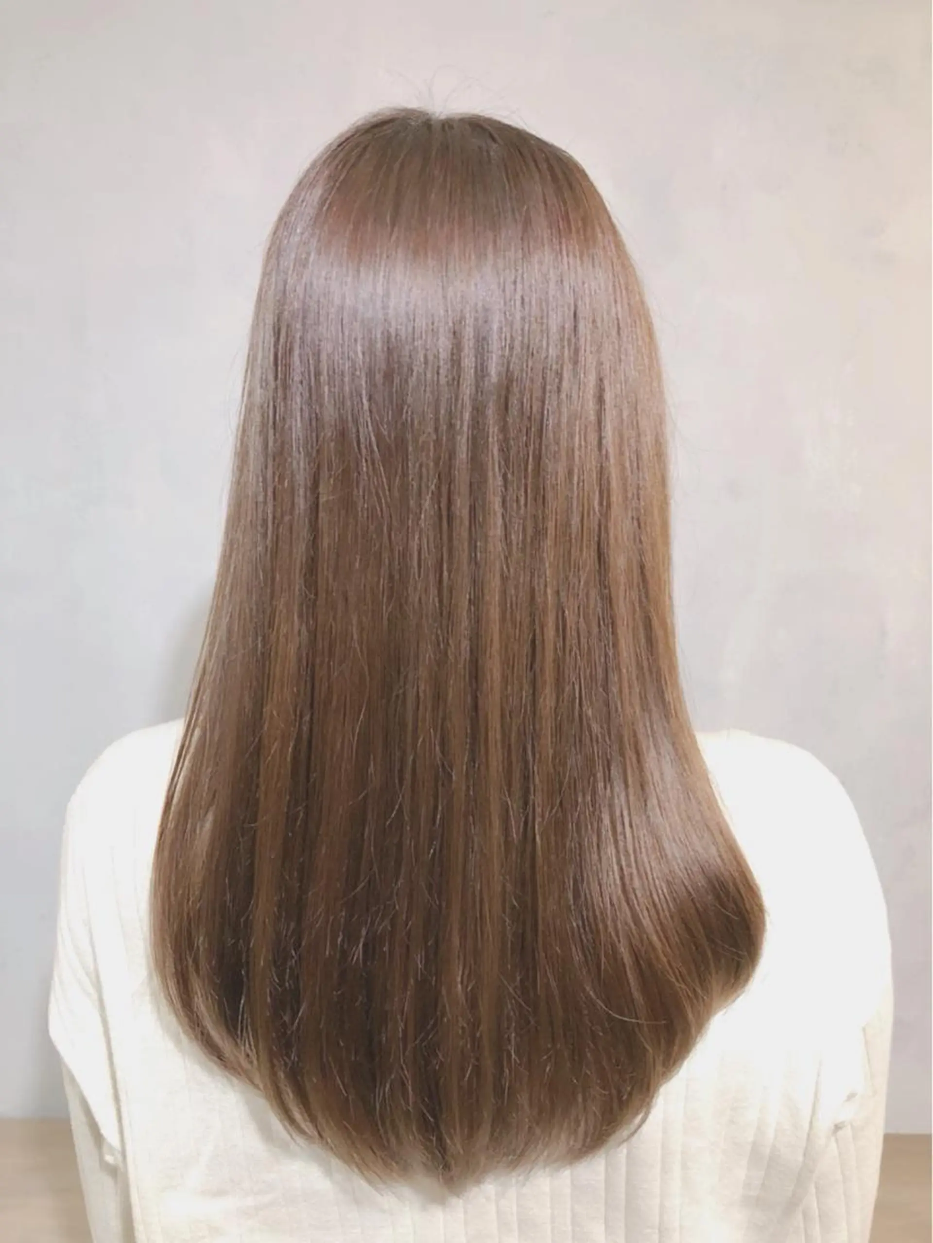 セミロング カラー ブラウンカラー トリートメント カット ヘアカラー トリートメント ブリーチなしカラー✨ ダブルカラー✨ワタベのヘアスタイル