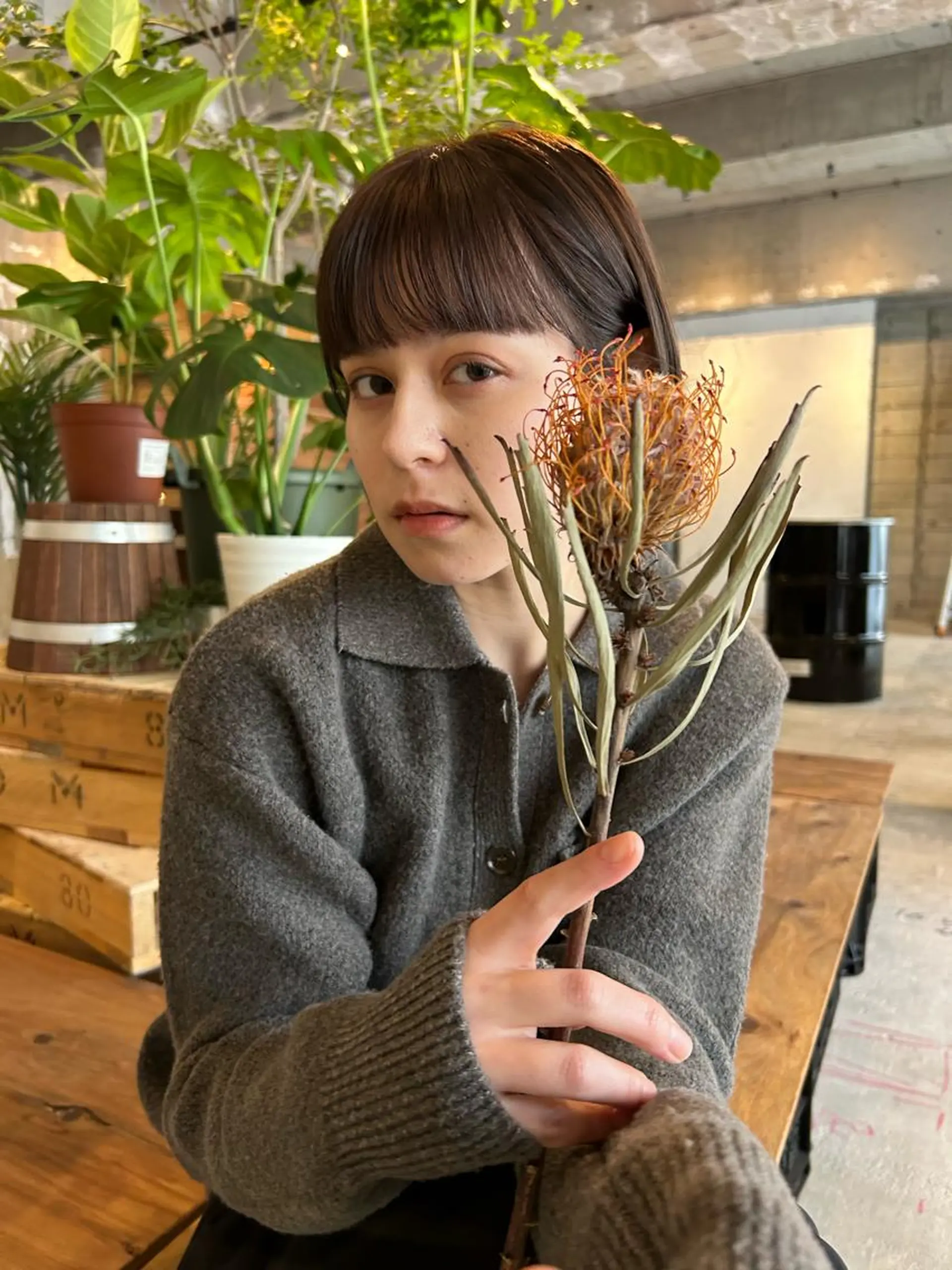 ショート カラー 一ノ瀬 暁のヘアスタイル