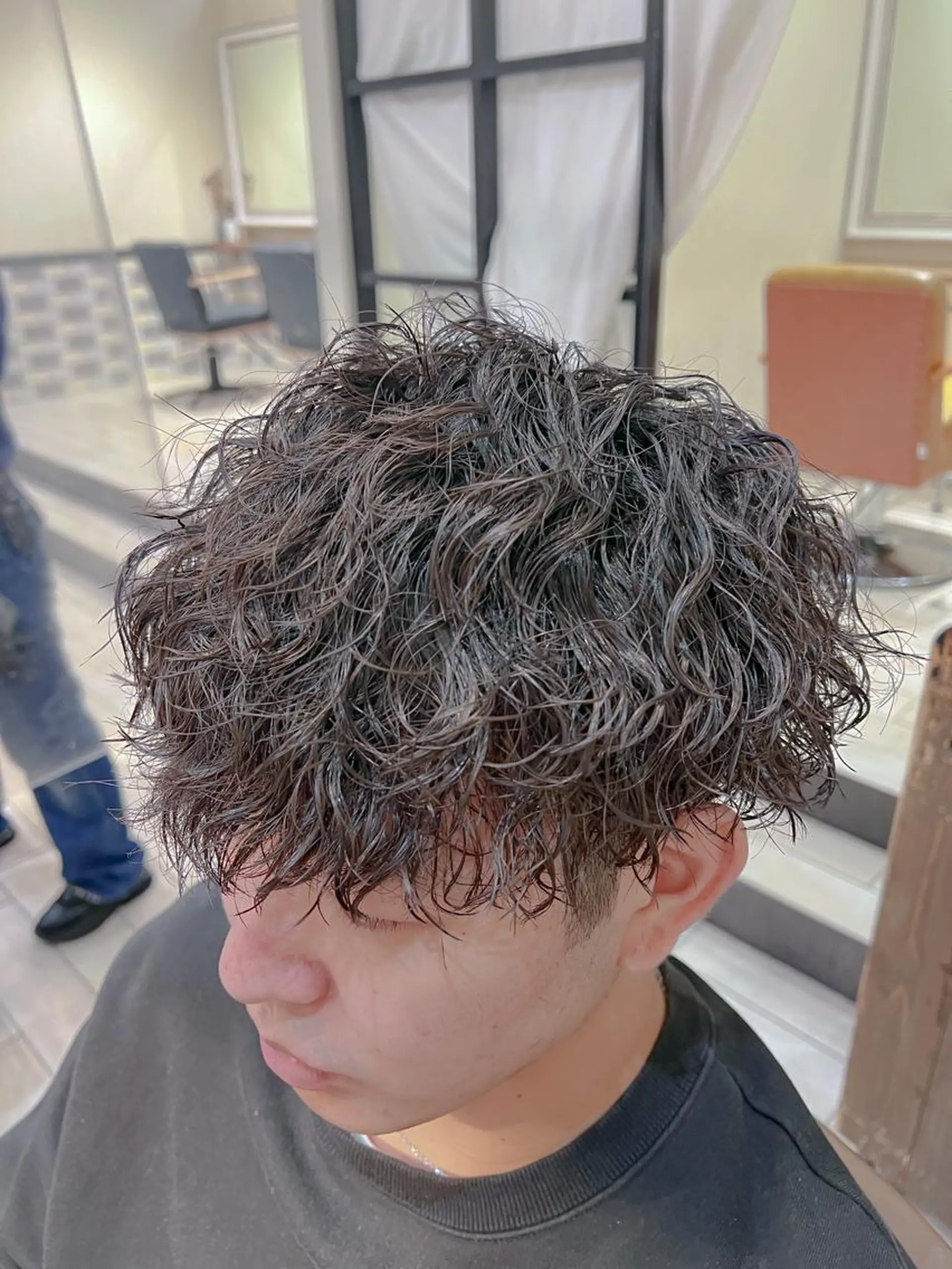 パーマ メンズ メンズ特化 ナカネ カツヤのヘアスタイル