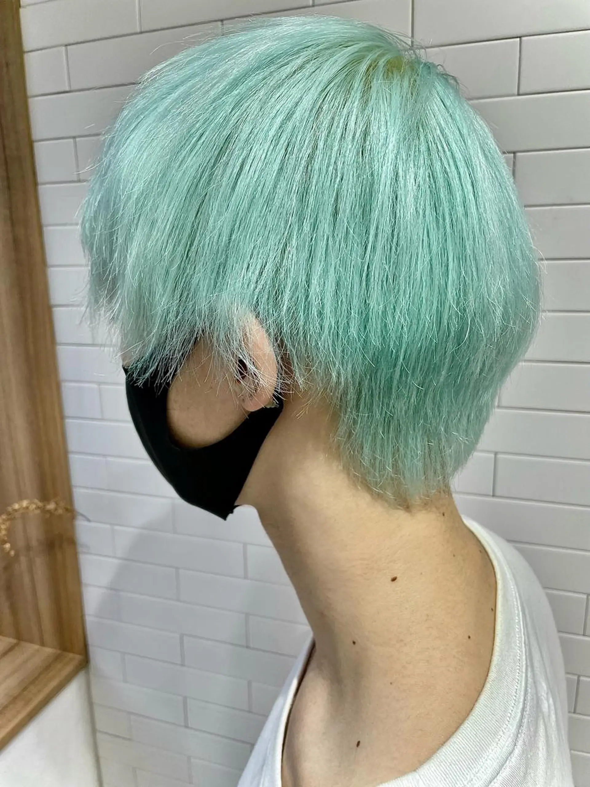 ショート カラー 🦋うる艶透明感ヘア 今井達也のヘアスタイル