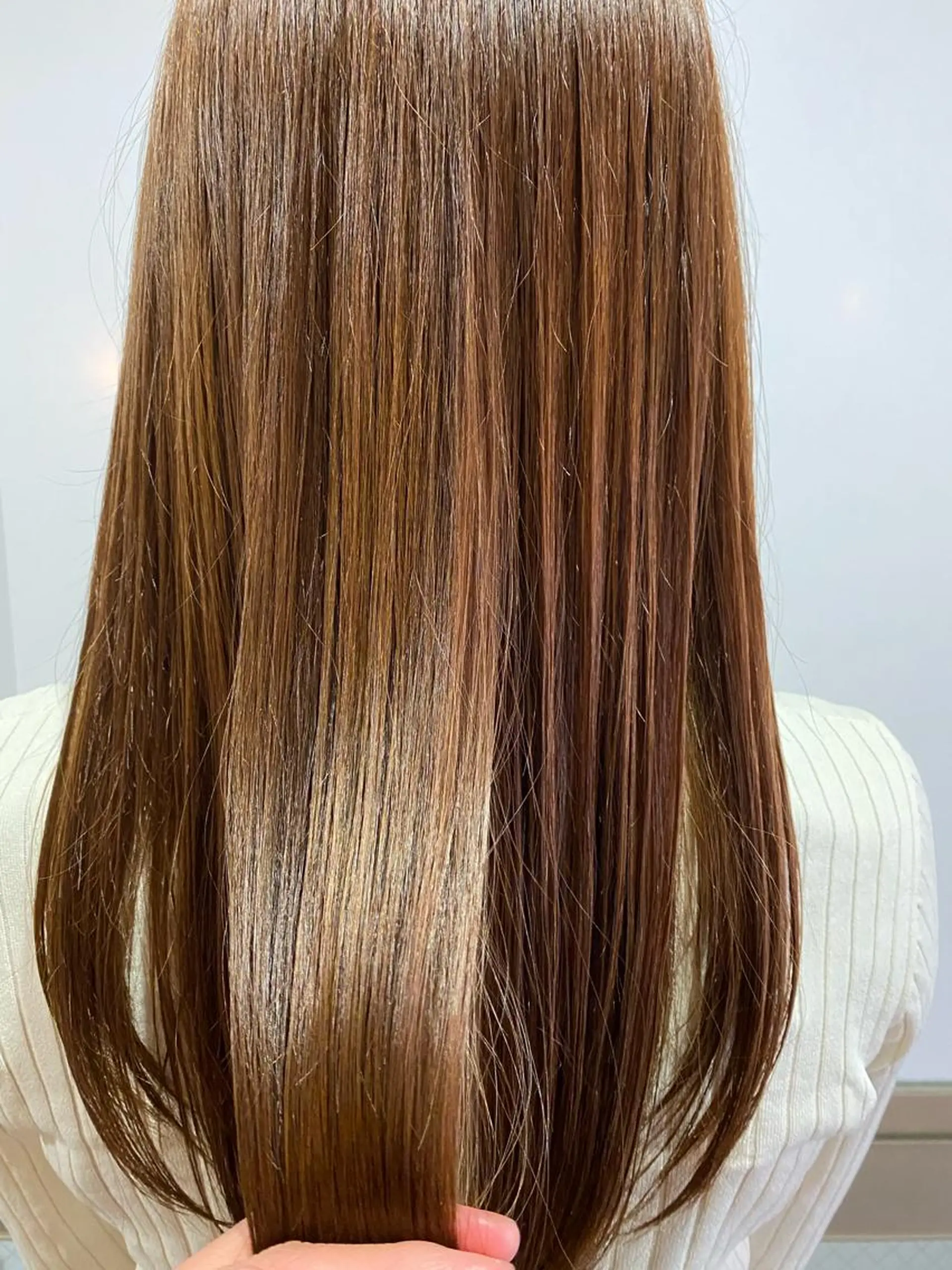 セミロング カット ヘアカラー 縮毛矯正 ☆髪質改善☆ 伊藤 祐美のヘアスタイル