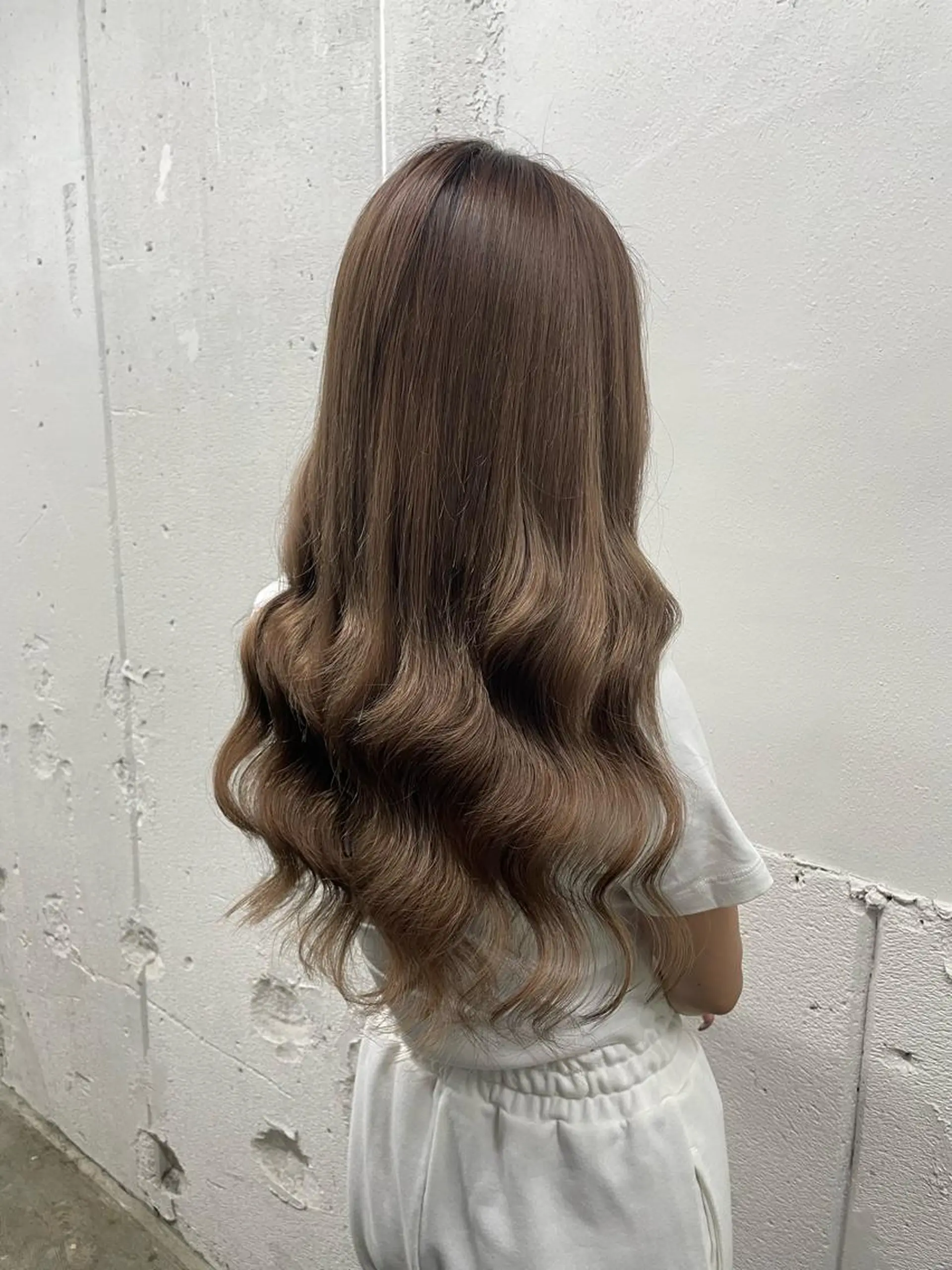 ロング カラー シールエクステ バレイヤージュ ミストバング ダブルカラー  フェイスフレーミング ヘアカラー エクステ 🧡艶髪ちゅるん髪 🫧🧡YUKI❄️のヘアスタイル
