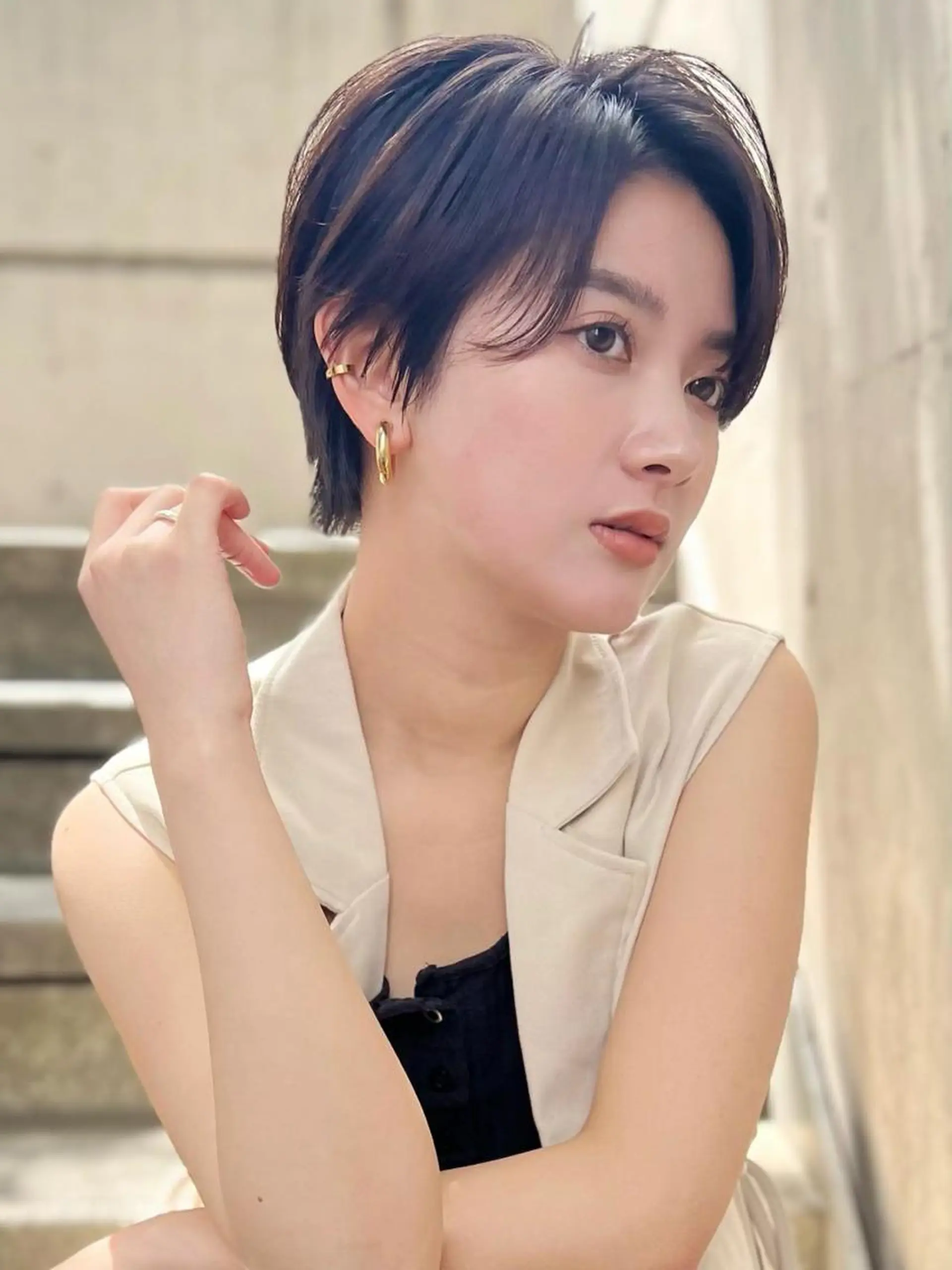 ショート ショート/ボブ/縮毛 三上達大のヘアスタイル