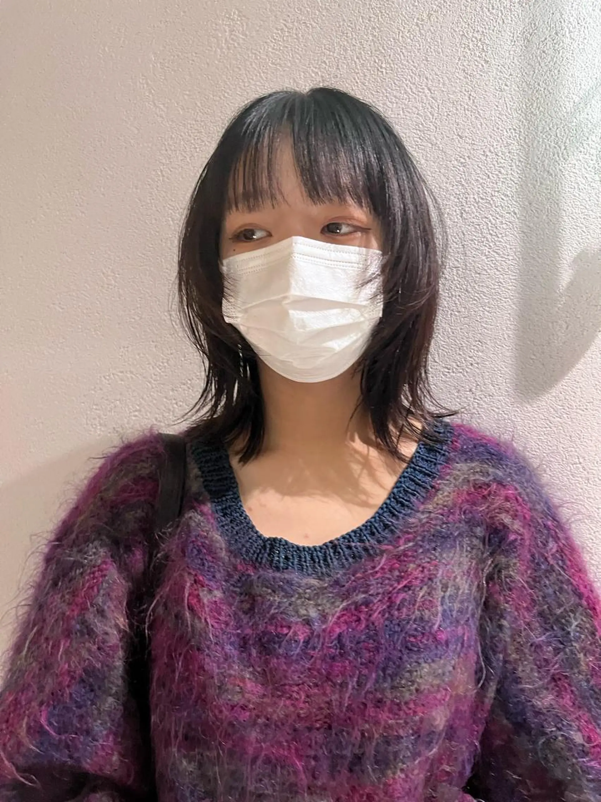 セミロング レイヤーカット 似合わせパーマ/ 山本銀次郎のヘアスタイル