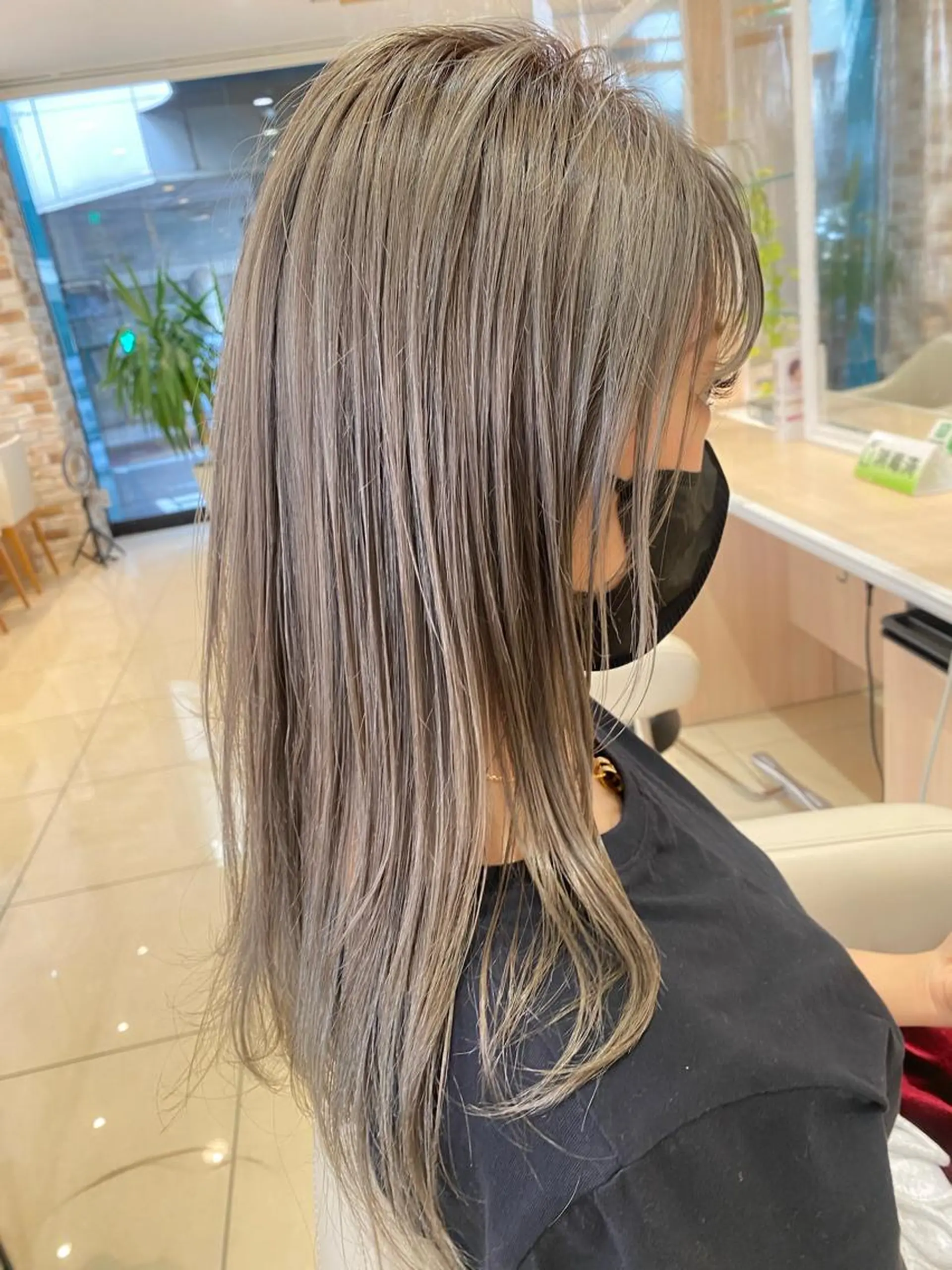 ロング カラー 🩵波巻き／ツイスパ HARU💎のヘアスタイル