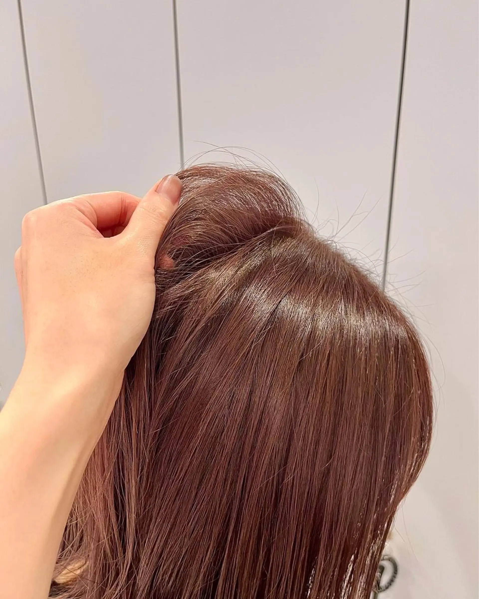 ミディアム カラー ヘアカラー トリートメント 山本 佳奈のヘアスタイル
