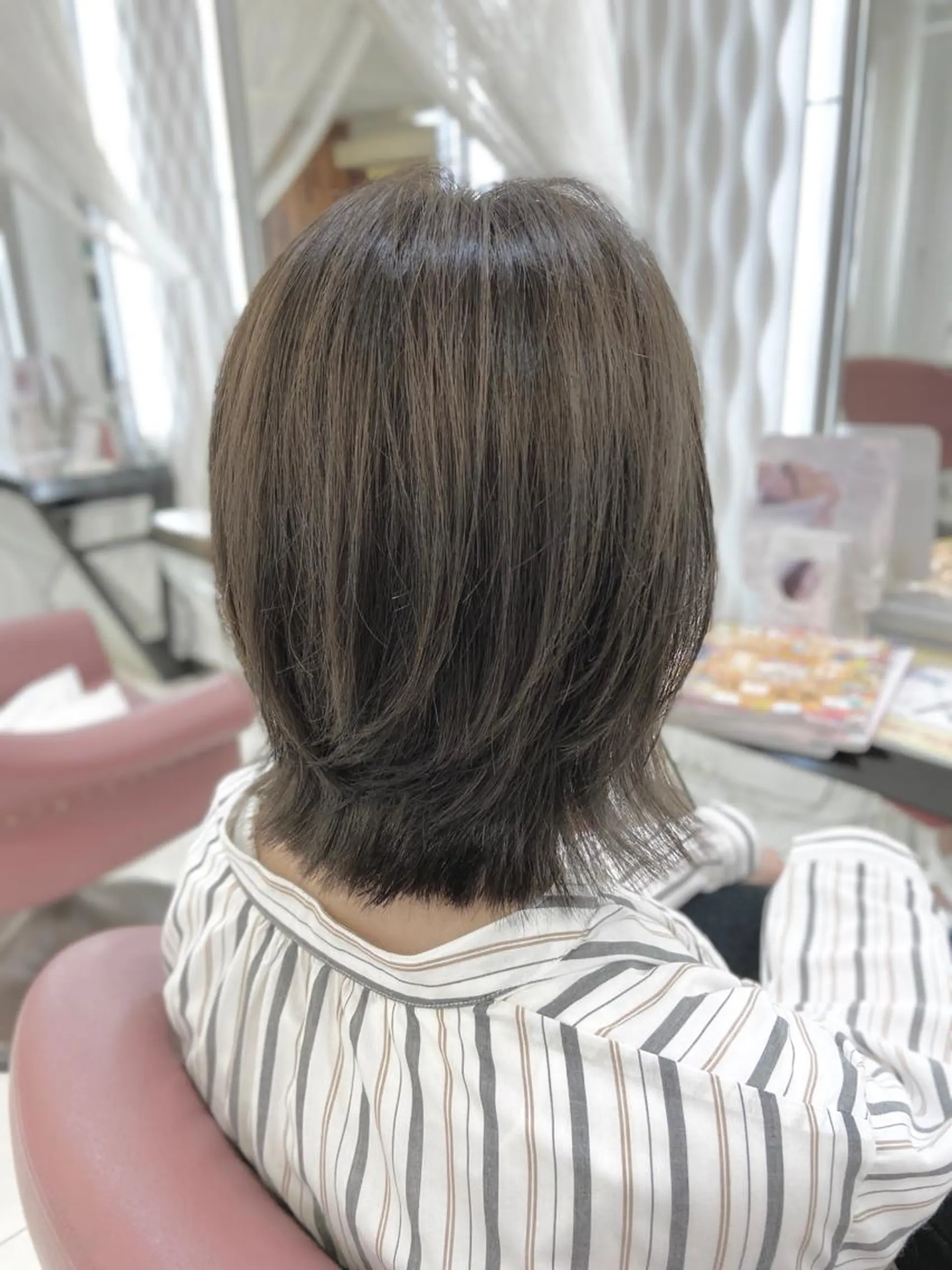 ミディアム カラー カット ヘアカラー 【髪質改善×カラー】 QUALIS沓掛貴浩のヘアスタイル