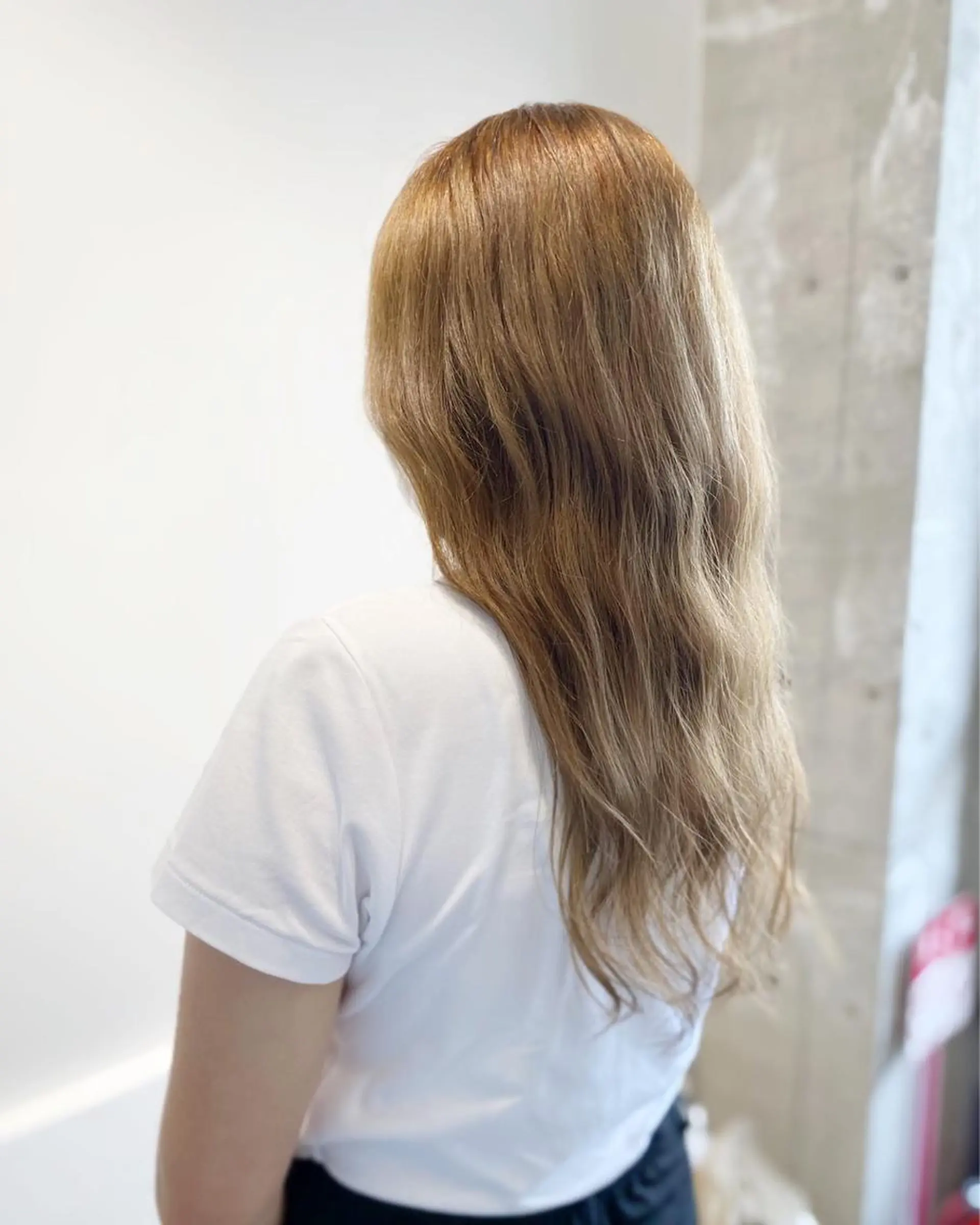 カラー ベージュカラー ヘアカラー トリートメント NUMBER 天王寺YUYAのヘアスタイル