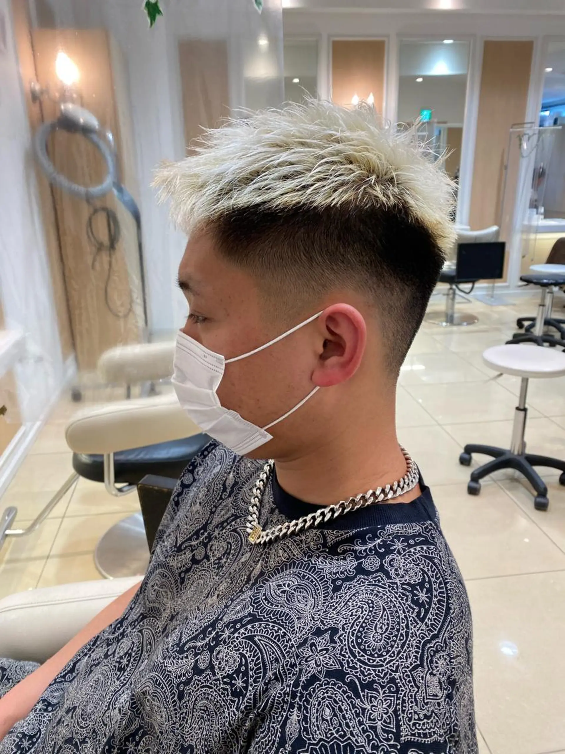 ショート カラー メンズ カット ヘアカラー メンズ特化型美容師 栗山勇人のヘアスタイル