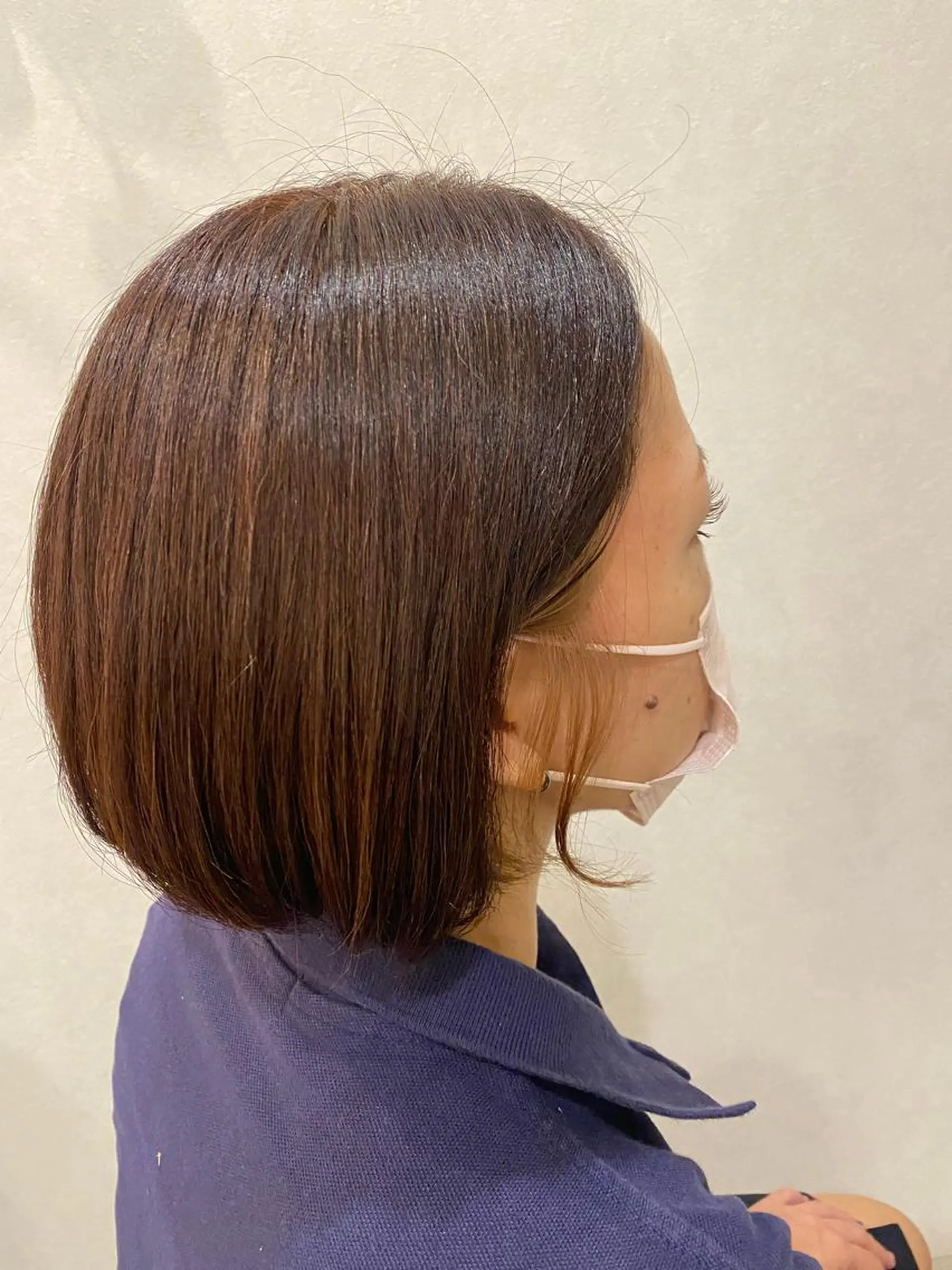 カラー イヤリングカラー 岡田 真弥のヘアスタイル