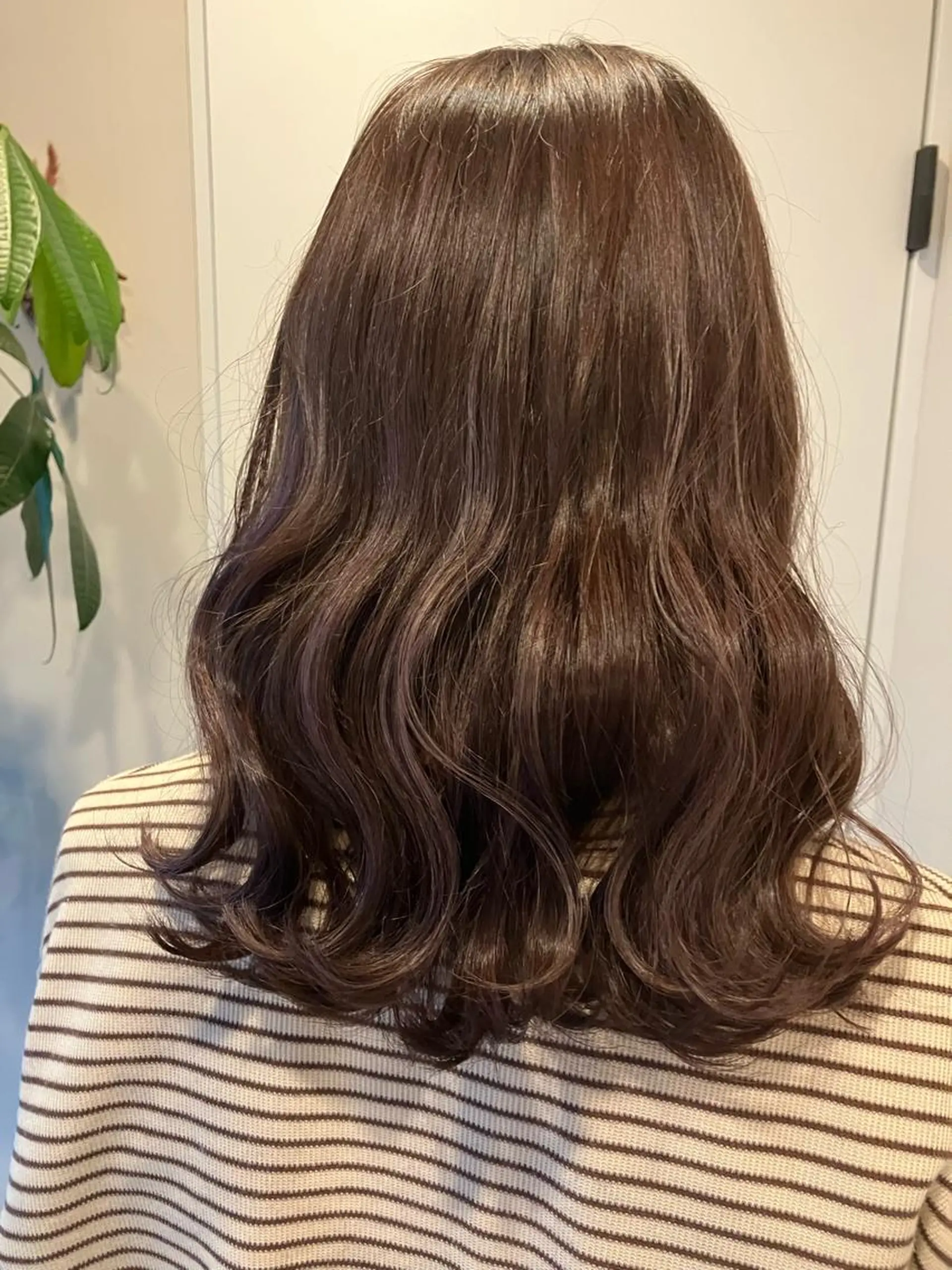 ロング カラー ハイライトカラー パープルカラー ハイライト Hair&Make Nahoのマツエク・マツパデザイン