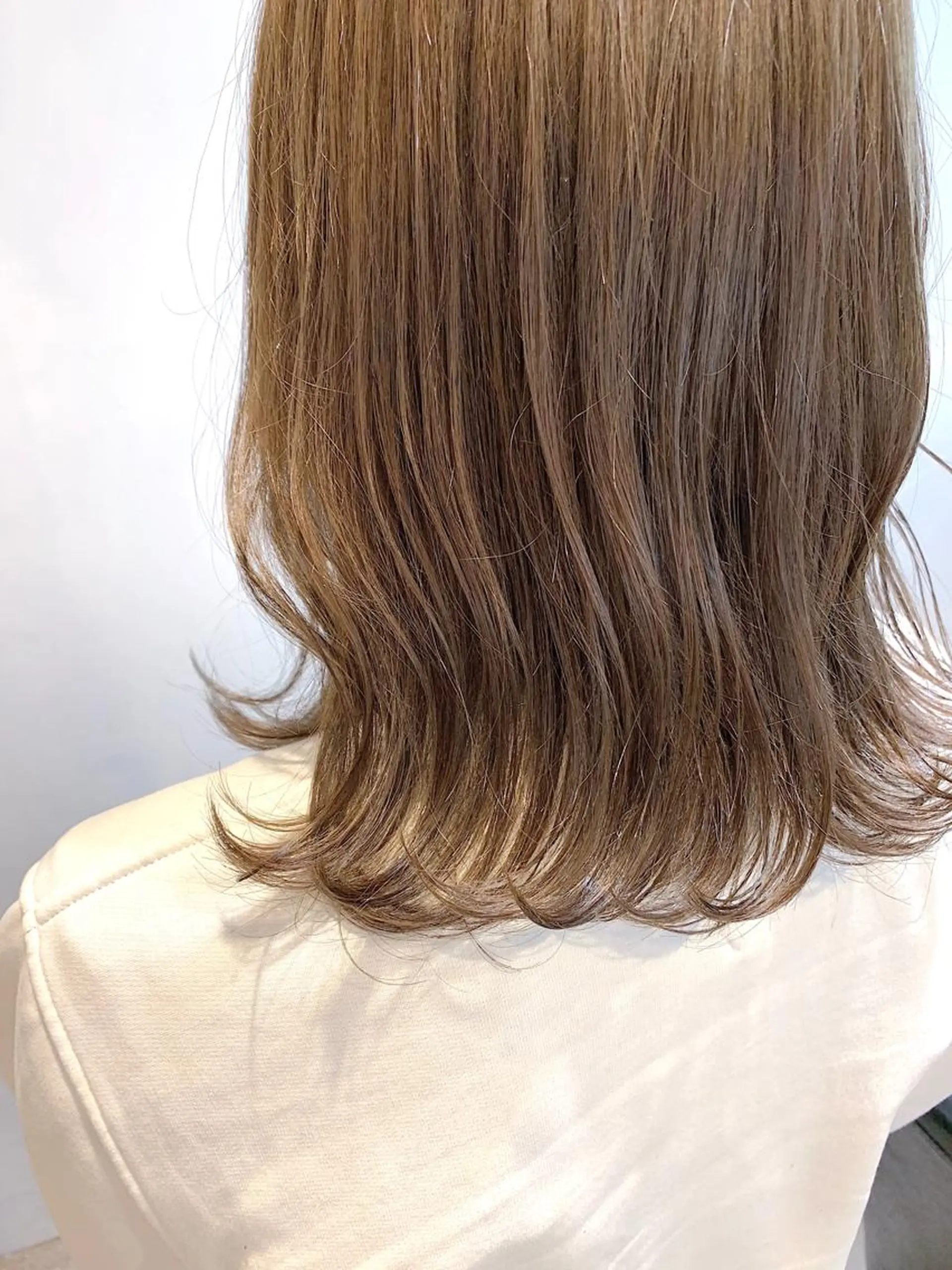 ミディアム カラー カット ヘアカラー トリートメント 明治神宮前 NANAMIのヘアスタイル