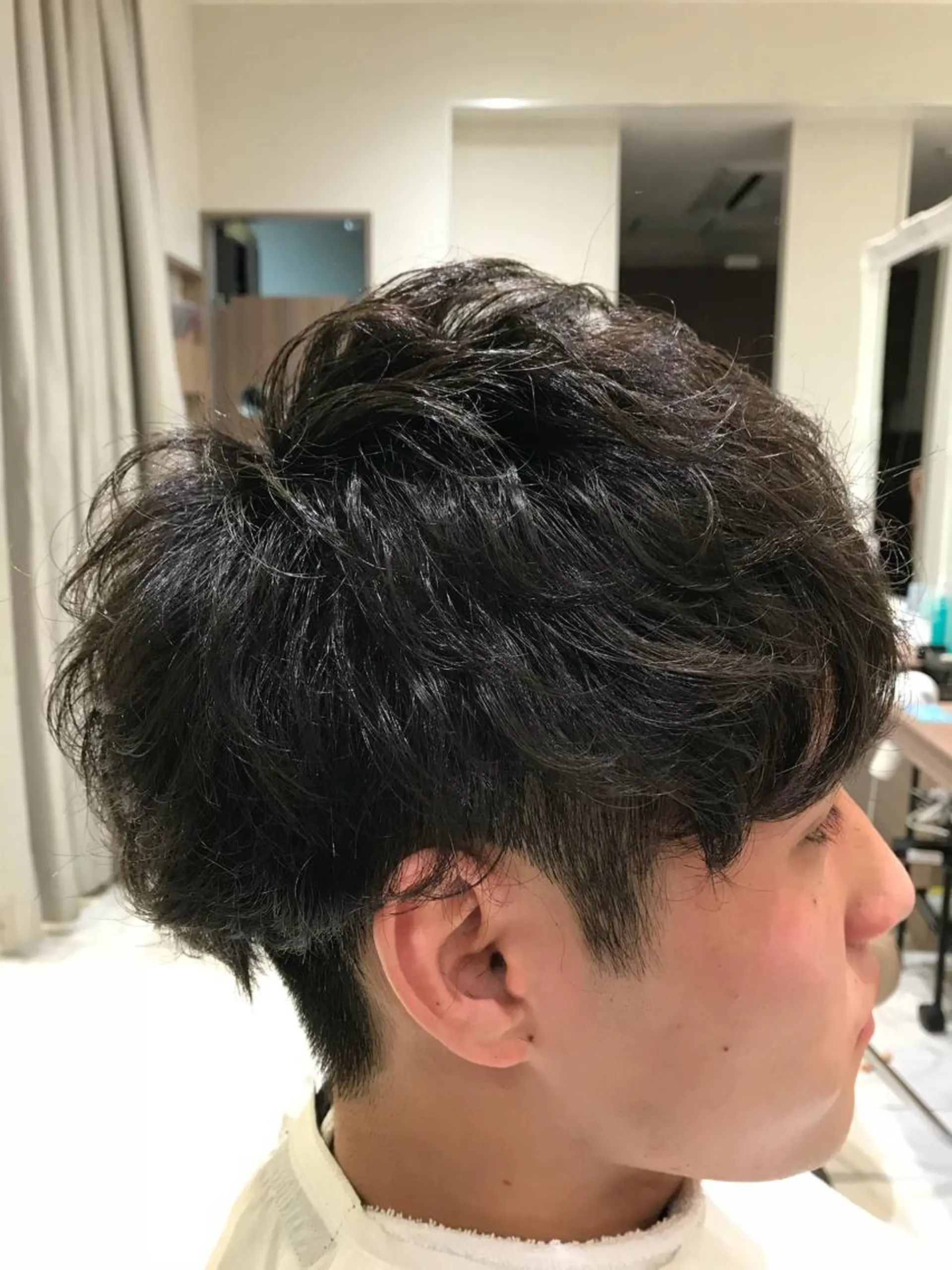 ショート パーマ メンズ 【メンズ縮毛矯正】 田中秀斗のヘアスタイル