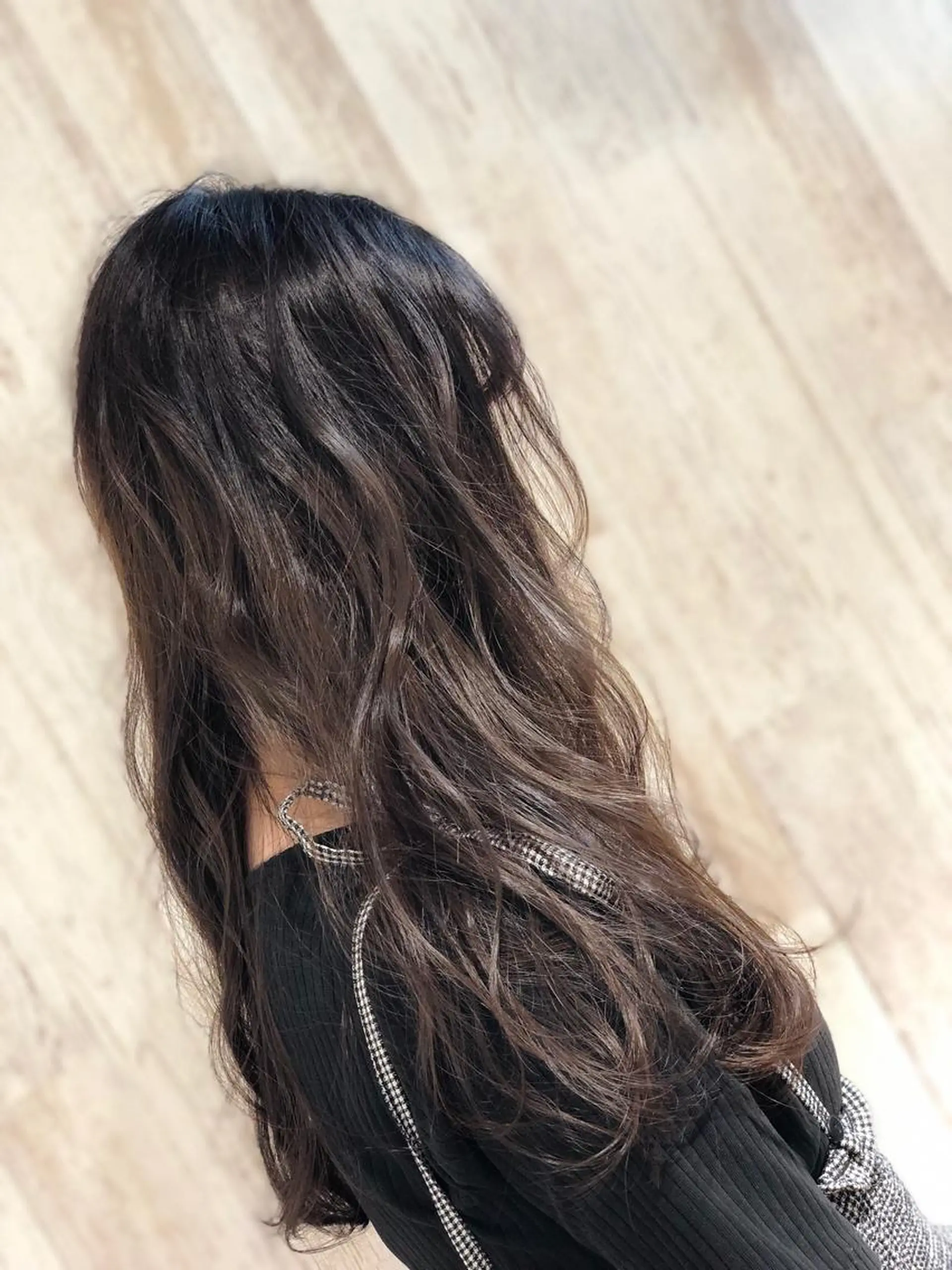 セミロング 大場 優のヘアスタイル