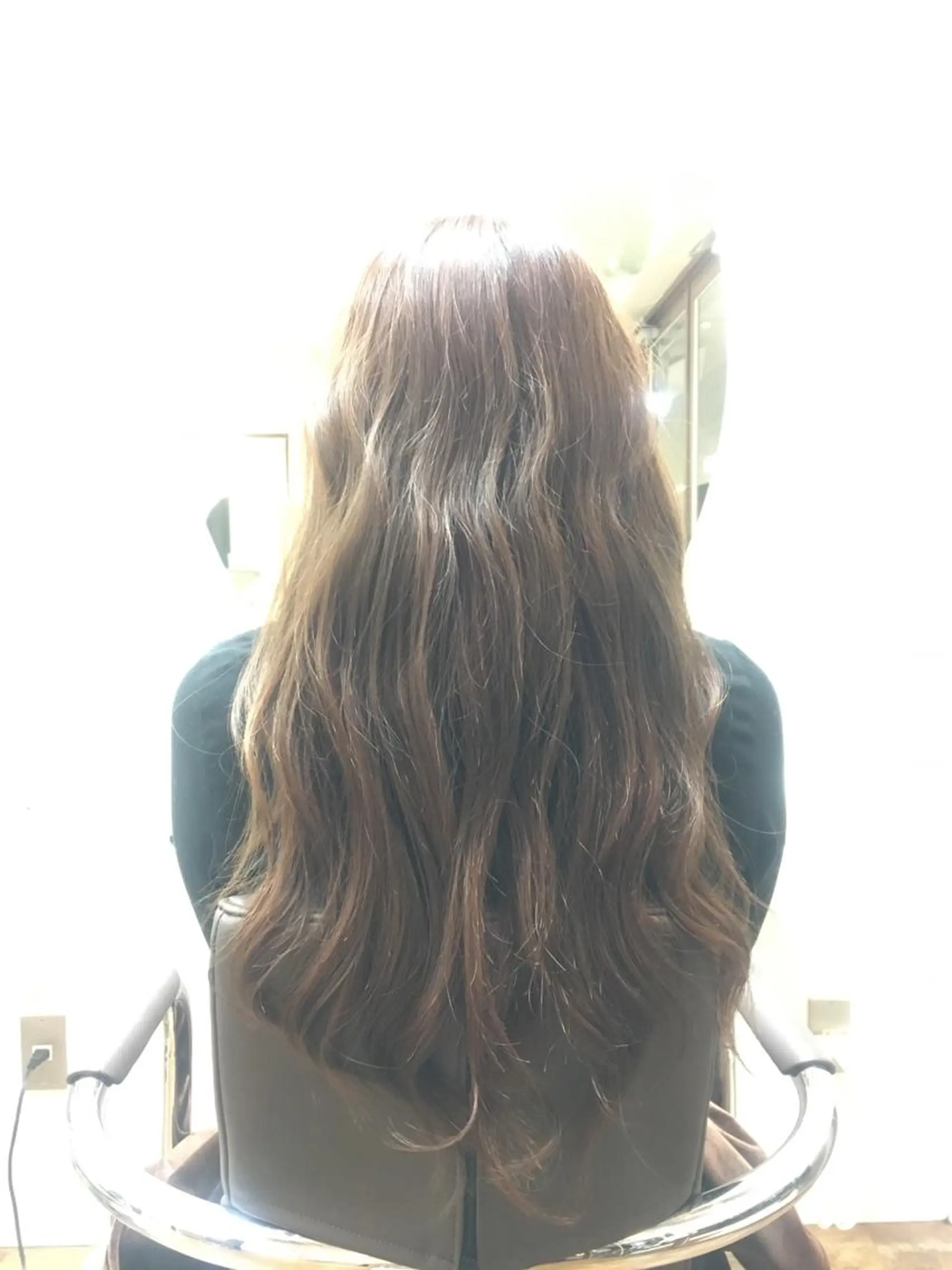 ロング カラー ヘアアレンジ ピンクカラー ロング トリートメント カット ヘアカラー トリートメント yoshimi .のヘアスタイル