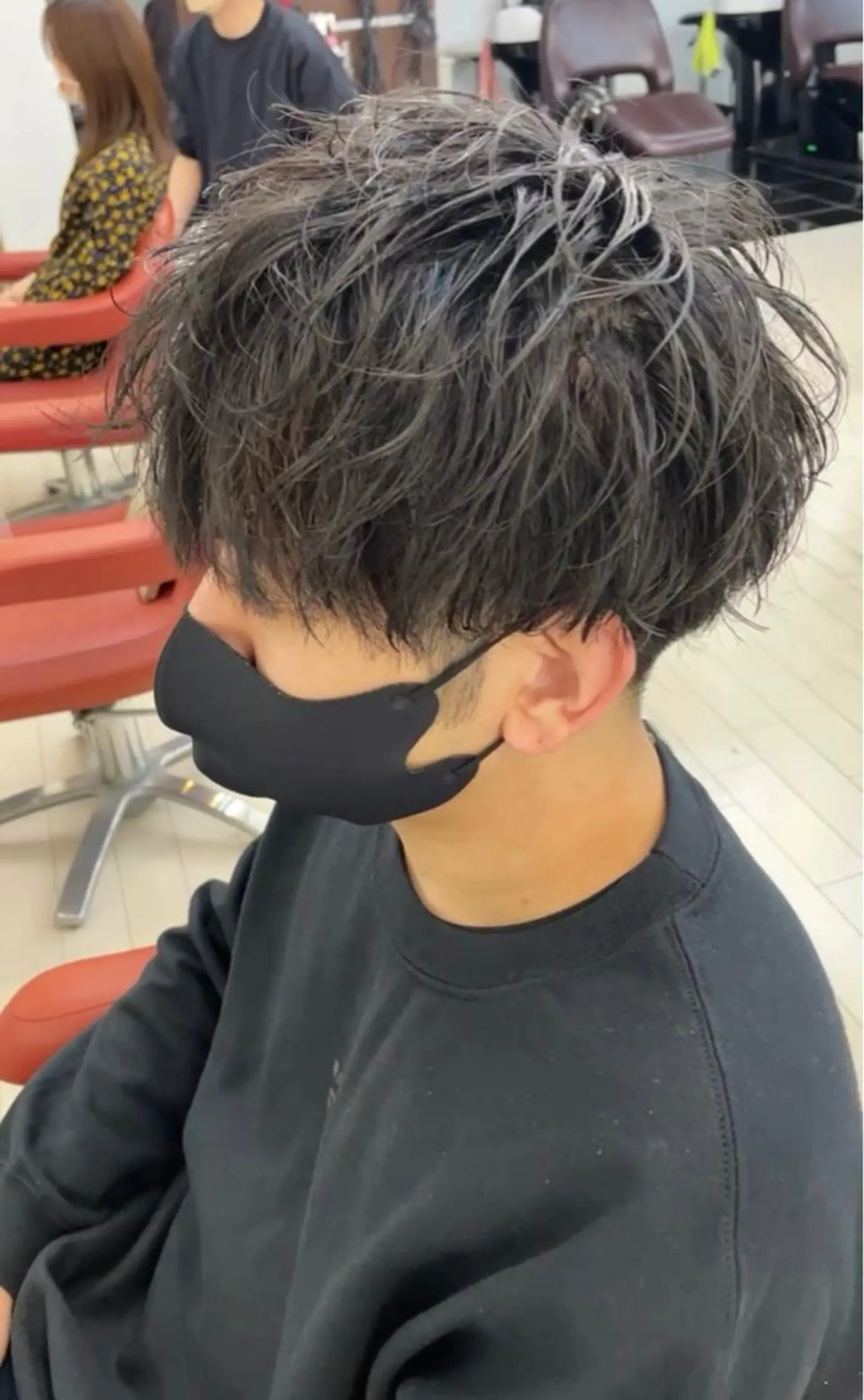 ショート ツイストパーマ カット パーマ メンズ特化美容師 ‼️　永留　卓己のヘアスタイル