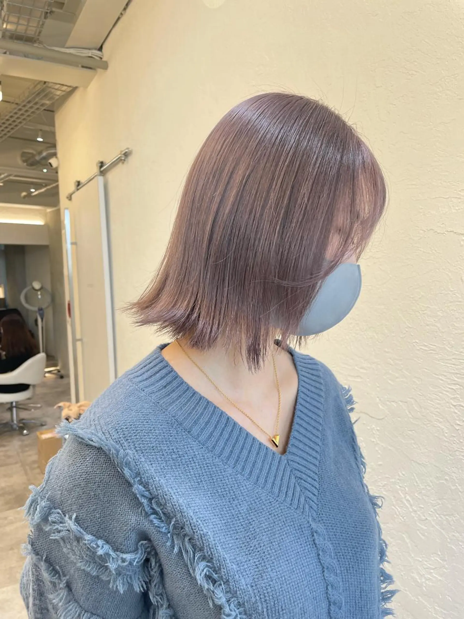 ミディアム カラー ヘアアレンジ カット ヘアカラー トリートメント ヘアセット 🍃柔らかヘアー田中 瑞希🍃のヘアスタイル