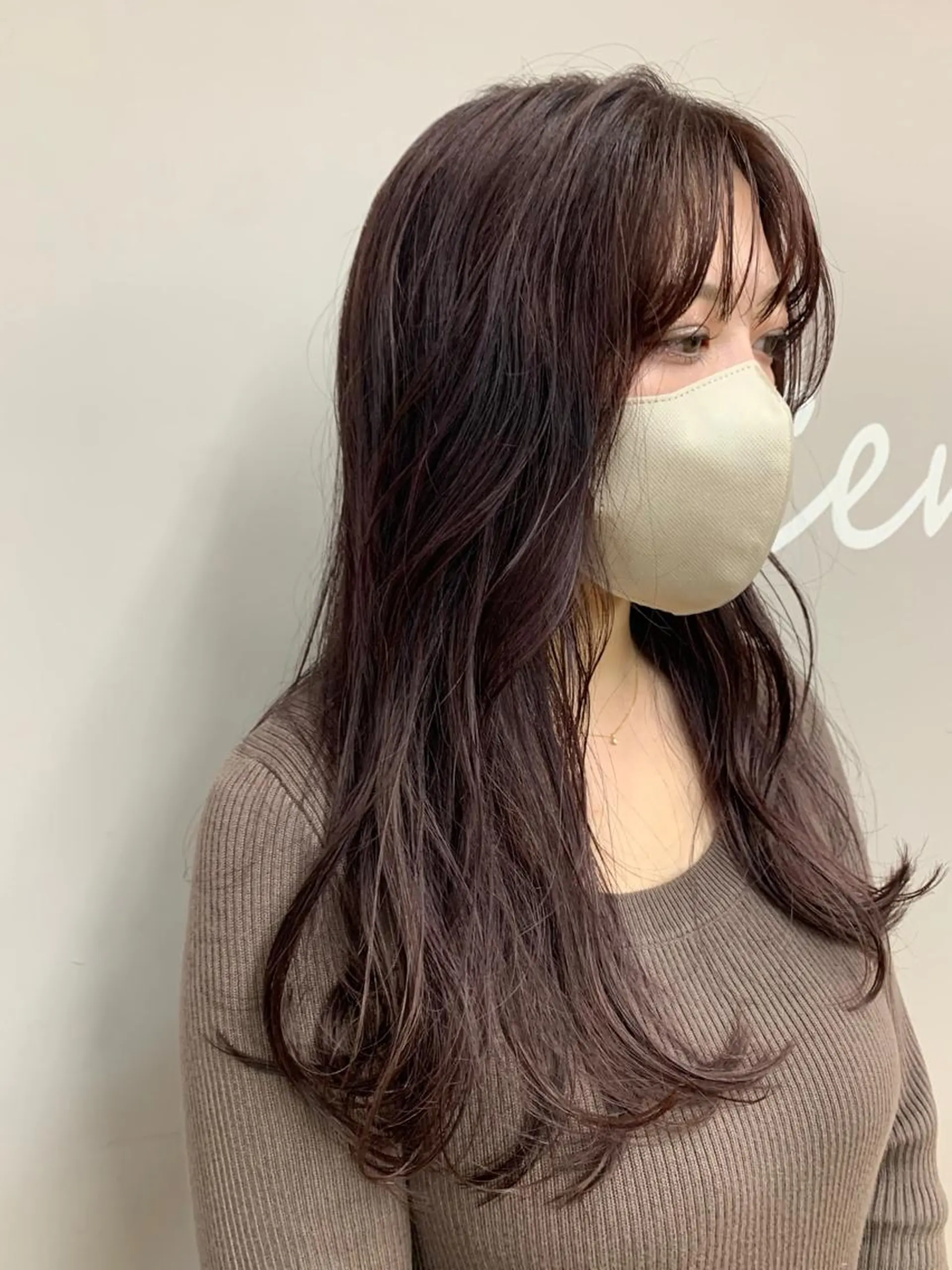 ミディアム カラー グレージュ ラベンダーカラー ラベンダーグレージュ ラベンダーグレー 韓国風ヘア 【美髪を叶える】中谷 彰宏（アキ)のヘアスタイル